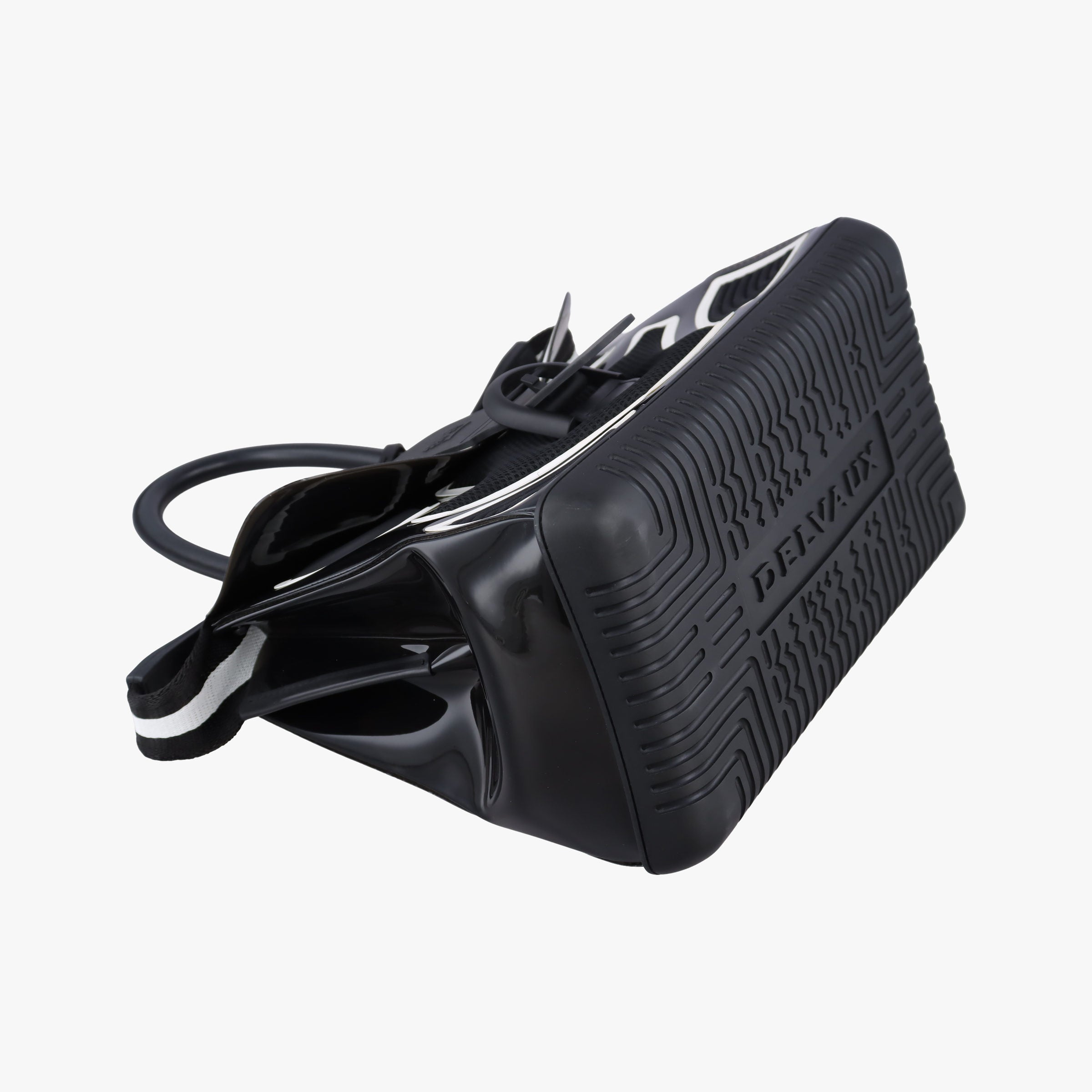 Vintage Delvaux Brillant Black x white Plastic  shoulderbag | stylenewstar