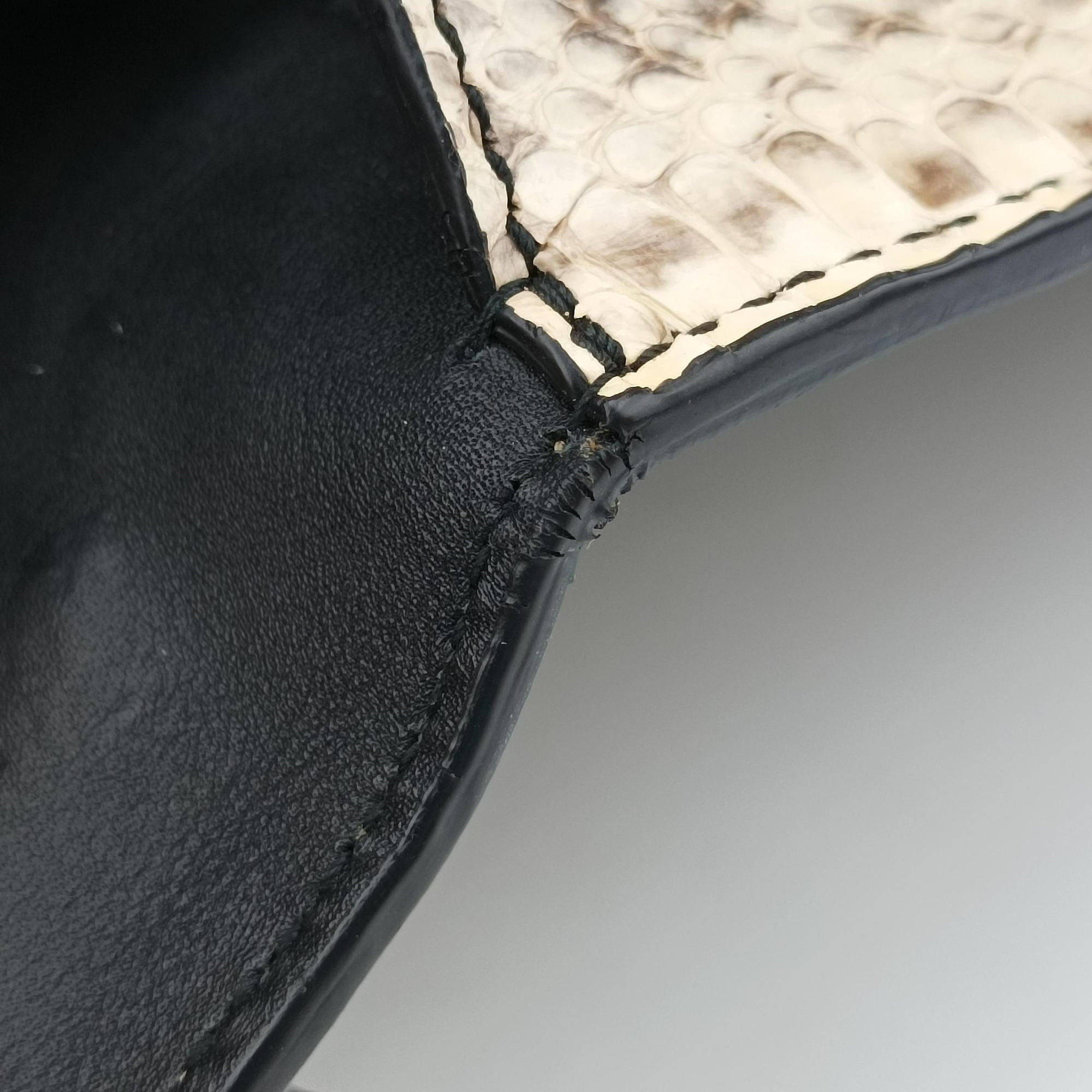 Secondhand Gucci Dionysus Beige×Multicolour PVC coated canvas×snakeskin 400235 shoulderbag | stylenewstar