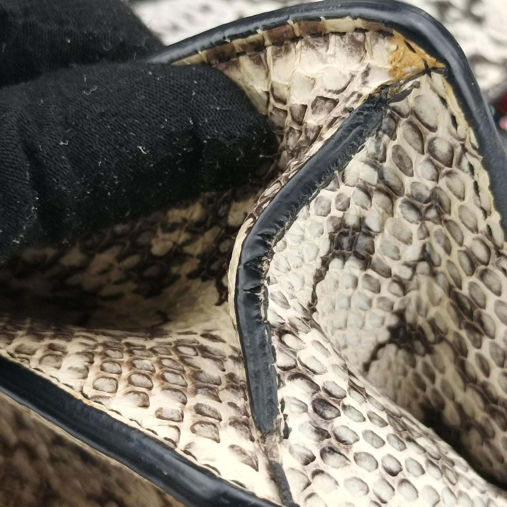 Secondhand Gucci Dionysus Beige×Multicolour PVC coated canvas×snakeskin 400235 shoulderbag | stylenewstar