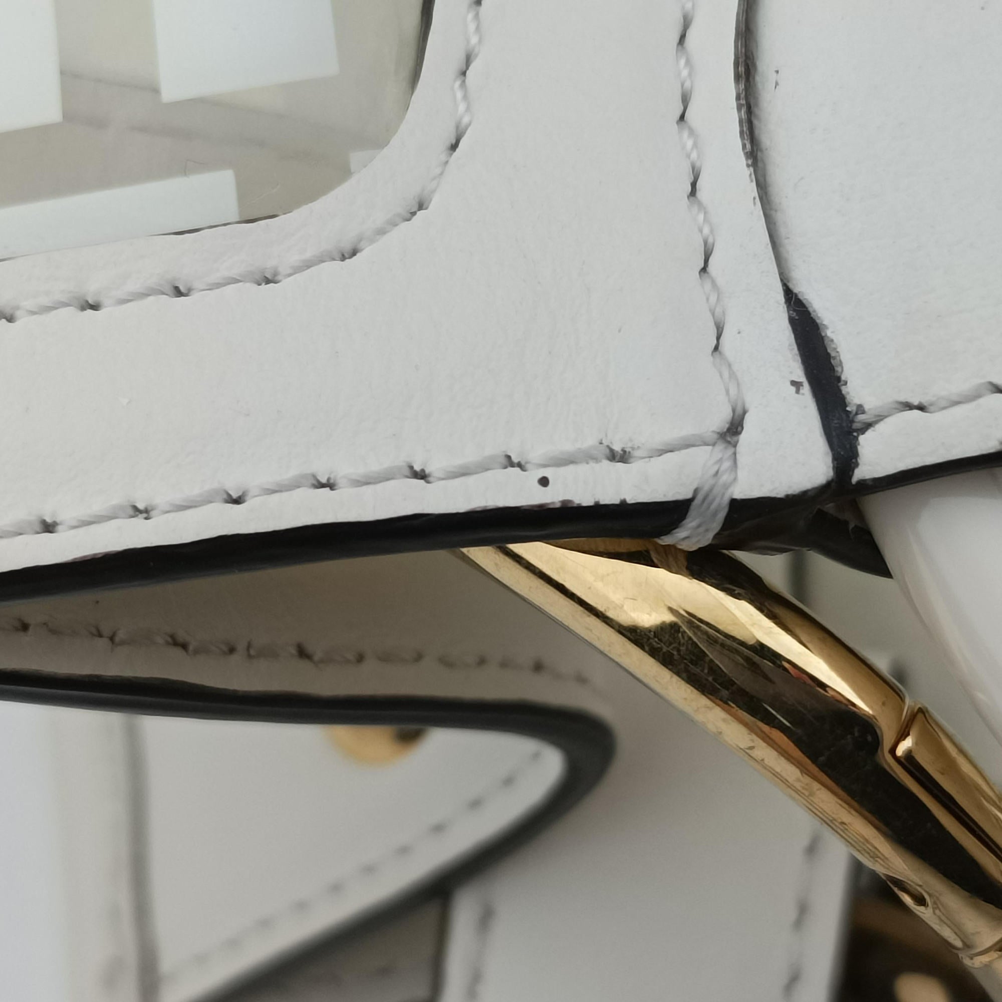 Pre-owned Fendi Runaway Shopper White PVC coated canvas×Leather 8BH353 shoulderbag | stylenewstar