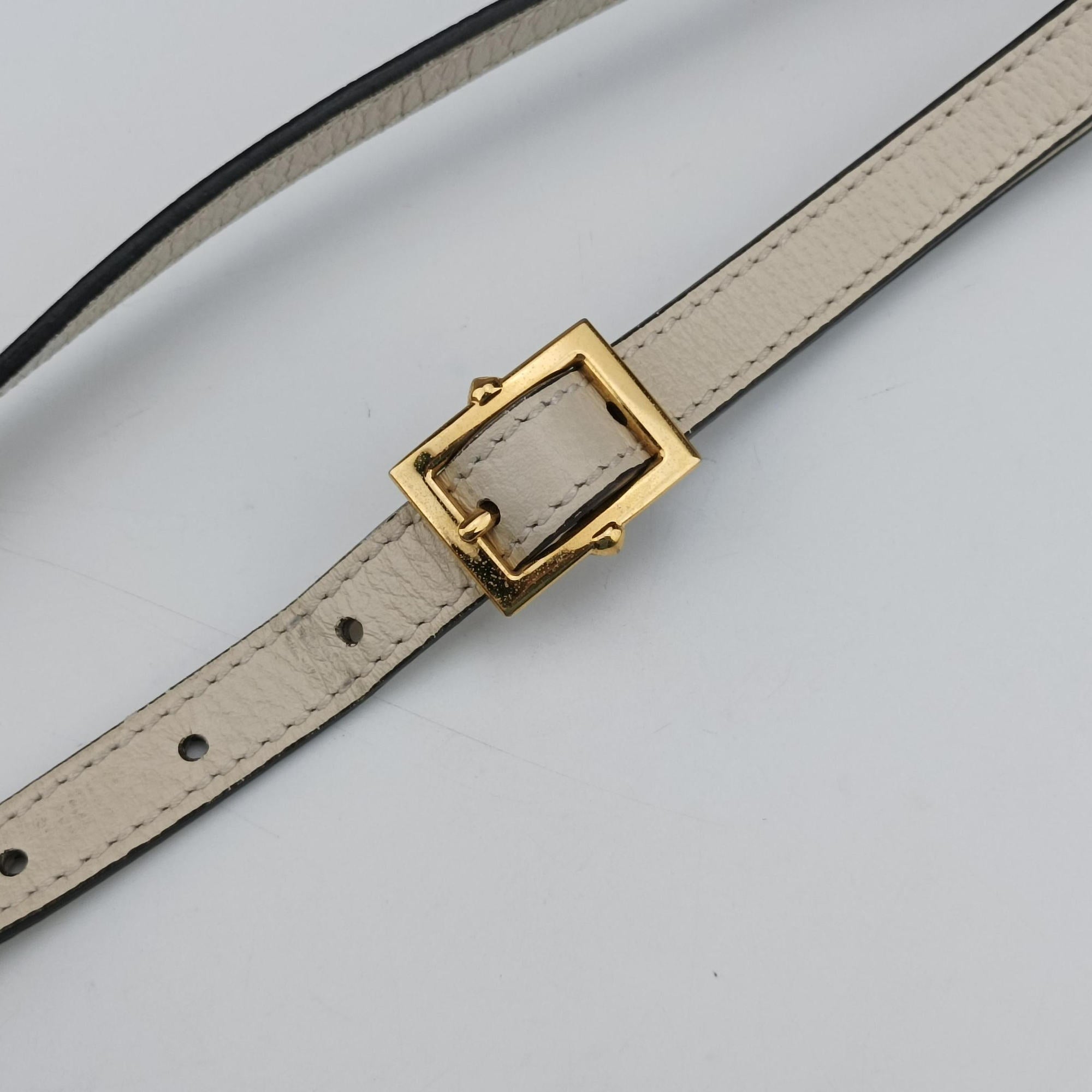 Pre-owned Gucci Ophidia beige×multi PVC coated canvas×Leather 499621 shoulderbag | stylenewstar