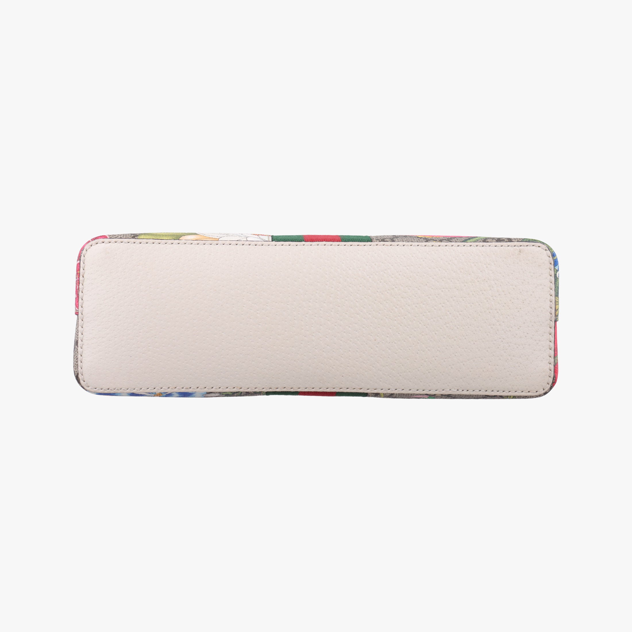 Pre-owned Gucci Ophidia beige×multi PVC coated canvas×Leather 499621 shoulderbag | stylenewstar