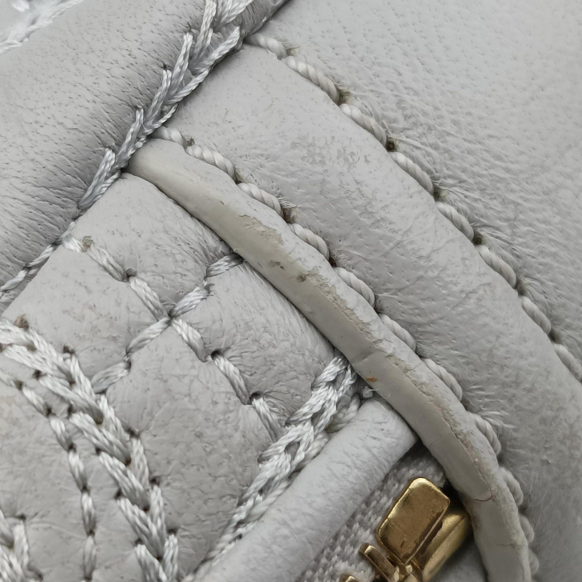 Vintage VERSACE Vanitas Studded Grey Leather  shoulderbag | stylenewstar