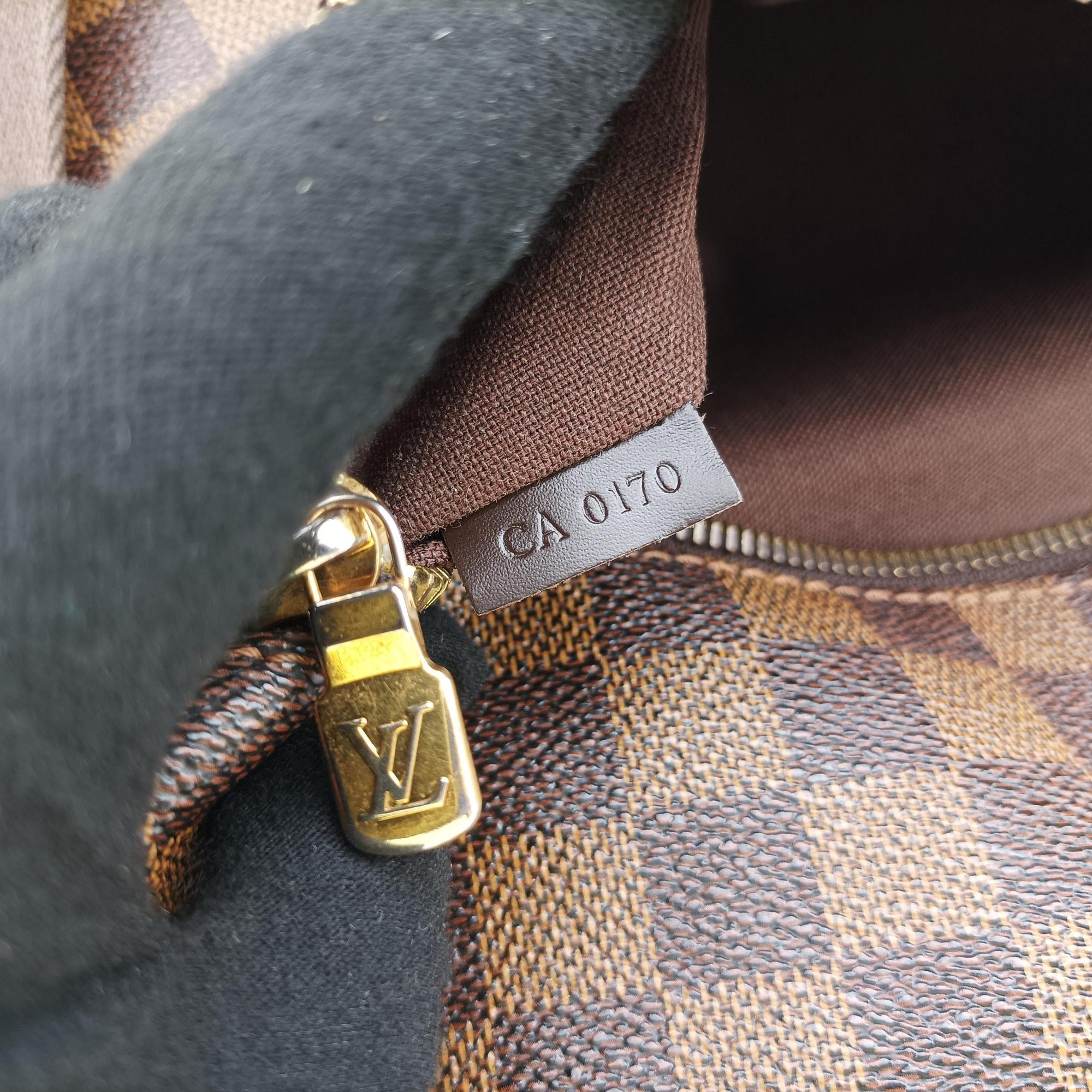 Vintage Louis Vuitton BROOKLYN MM EBENE Damier Canvas N51211 shoulderbag | stylenewstar
