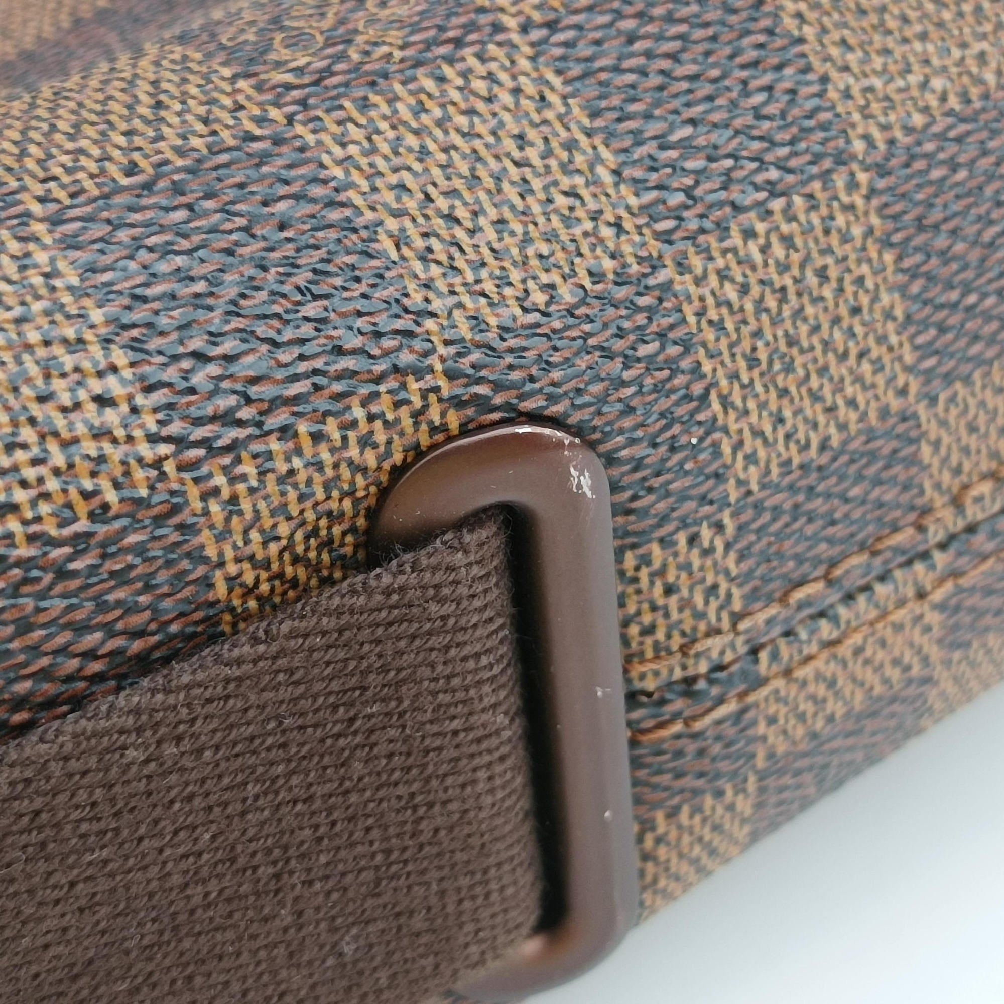 Vintage Louis Vuitton BROOKLYN MM EBENE Damier Canvas N51211 shoulderbag | stylenewstar