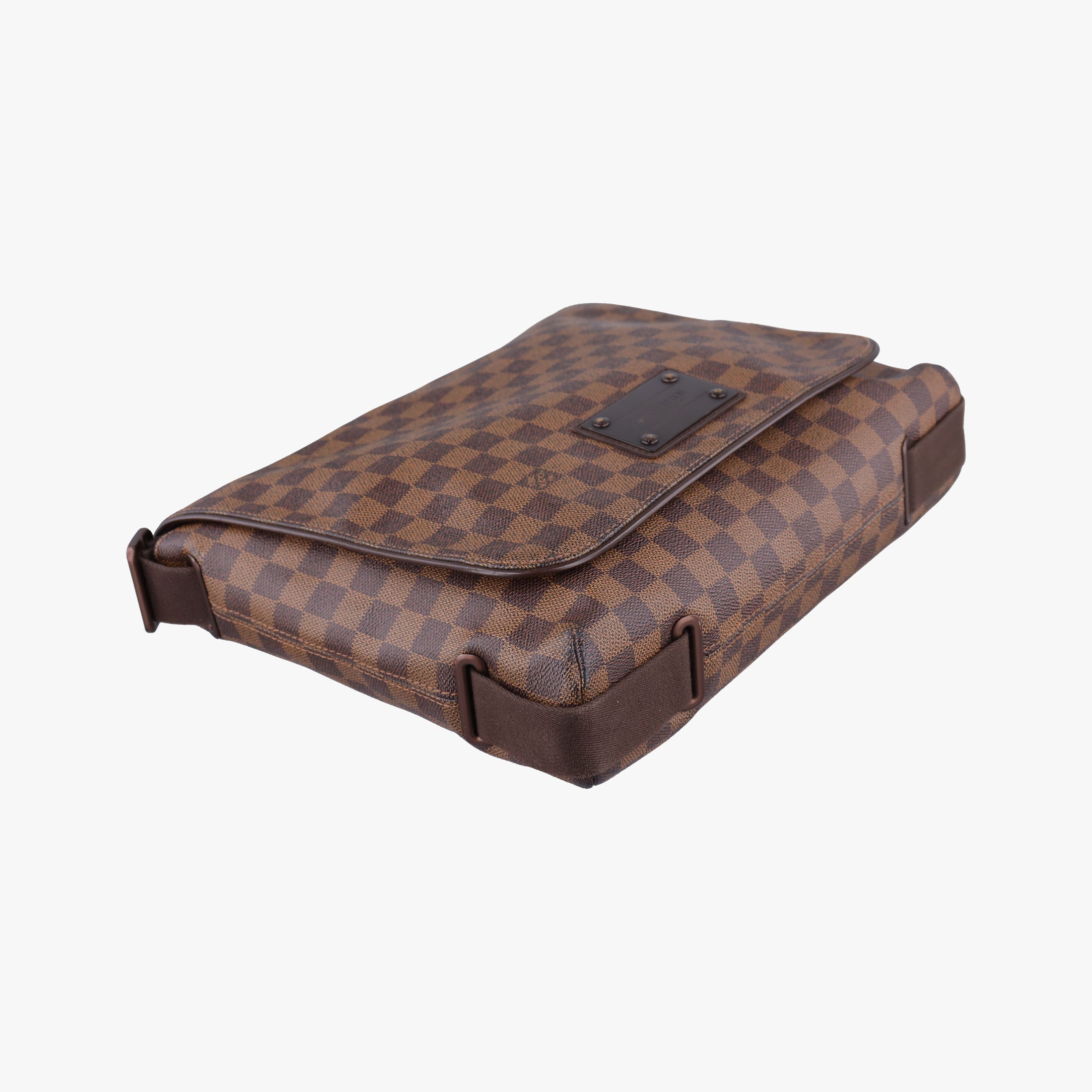Vintage Louis Vuitton BROOKLYN MM EBENE Damier Canvas N51211 shoulderbag | stylenewstar
