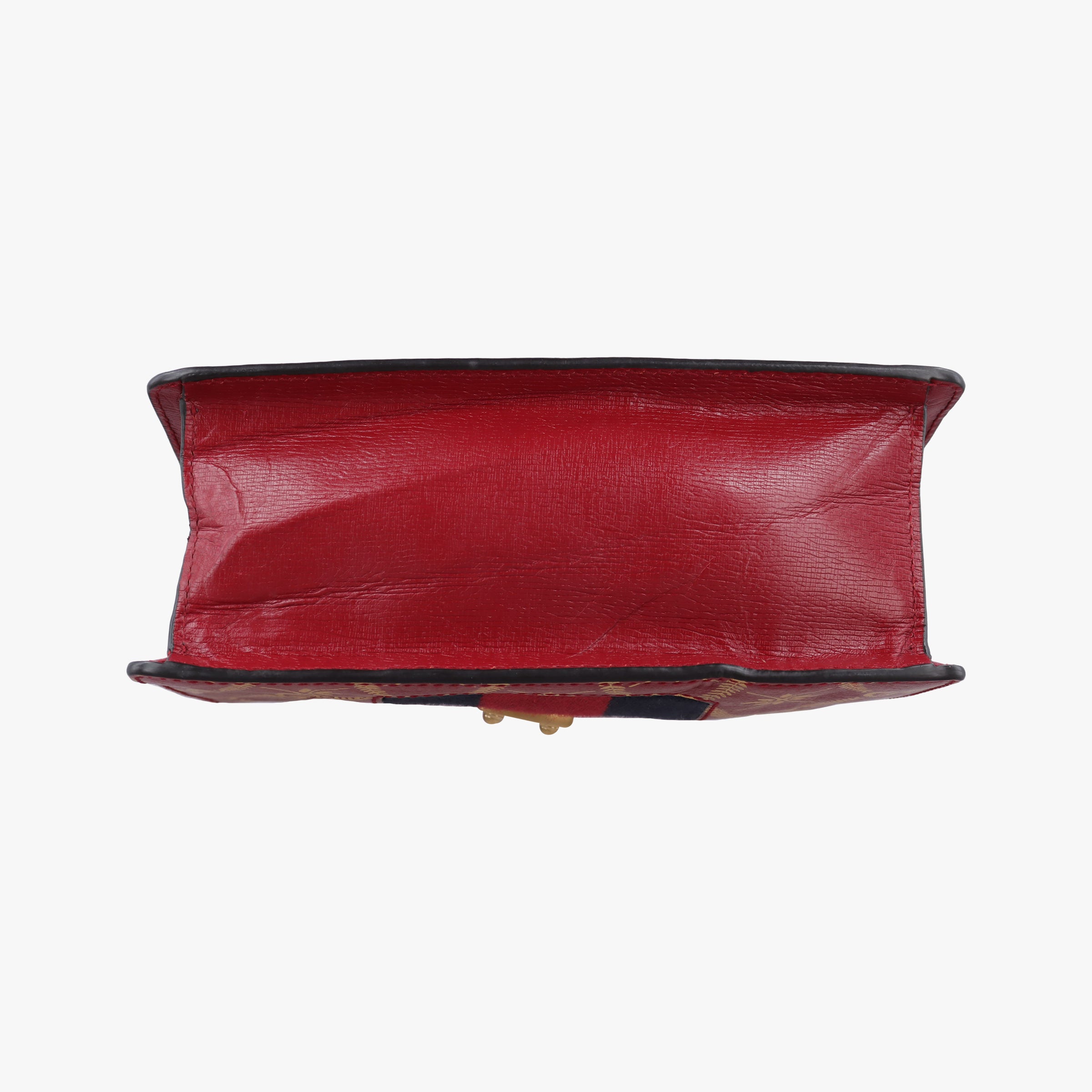 Pre-owned Gucci Sylvie red×Multicolour Leather 470270 shoulderbag | stylenewstar