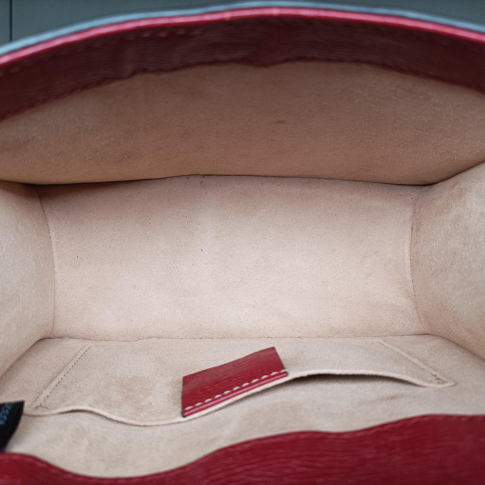 Pre-owned Gucci Sylvie red×Multicolour Leather 470270 shoulderbag | stylenewstar