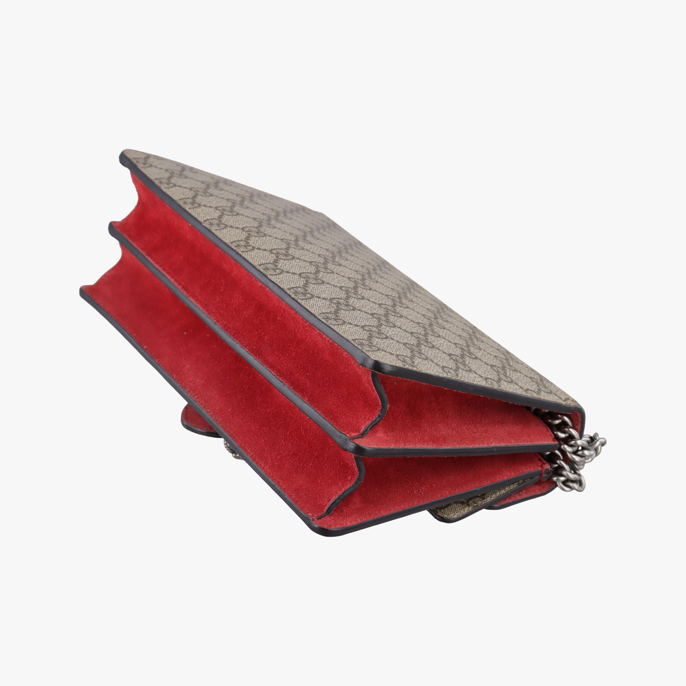 Secondhand Gucci Dionysus beige×red PVC coated canvas x Suede 400249 shoulderbag | stylenewstar