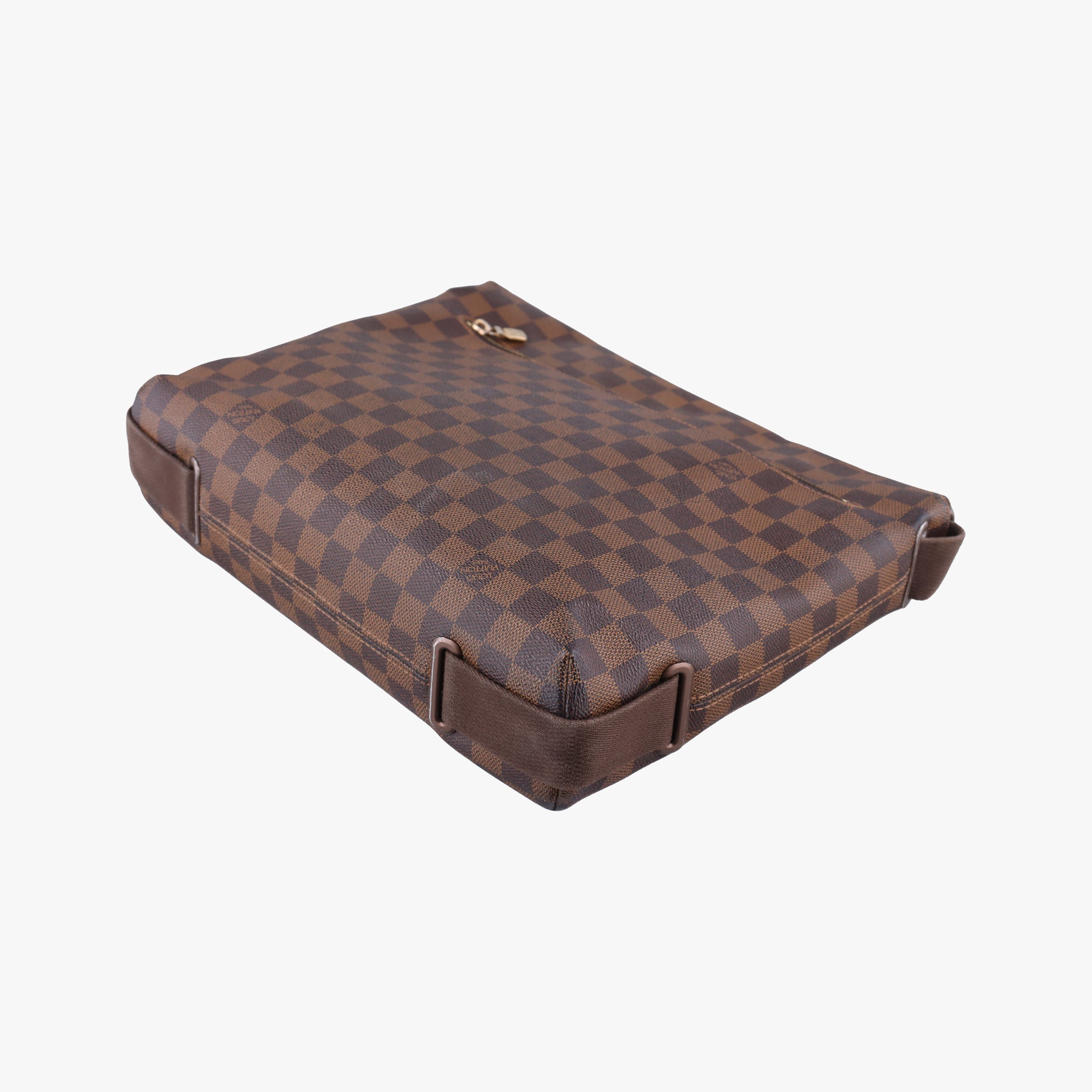 Pre-owned Louis Vuitton BROOKLYN MM EBENE Damier Canvas N51211 shoulderbag | stylenewstar