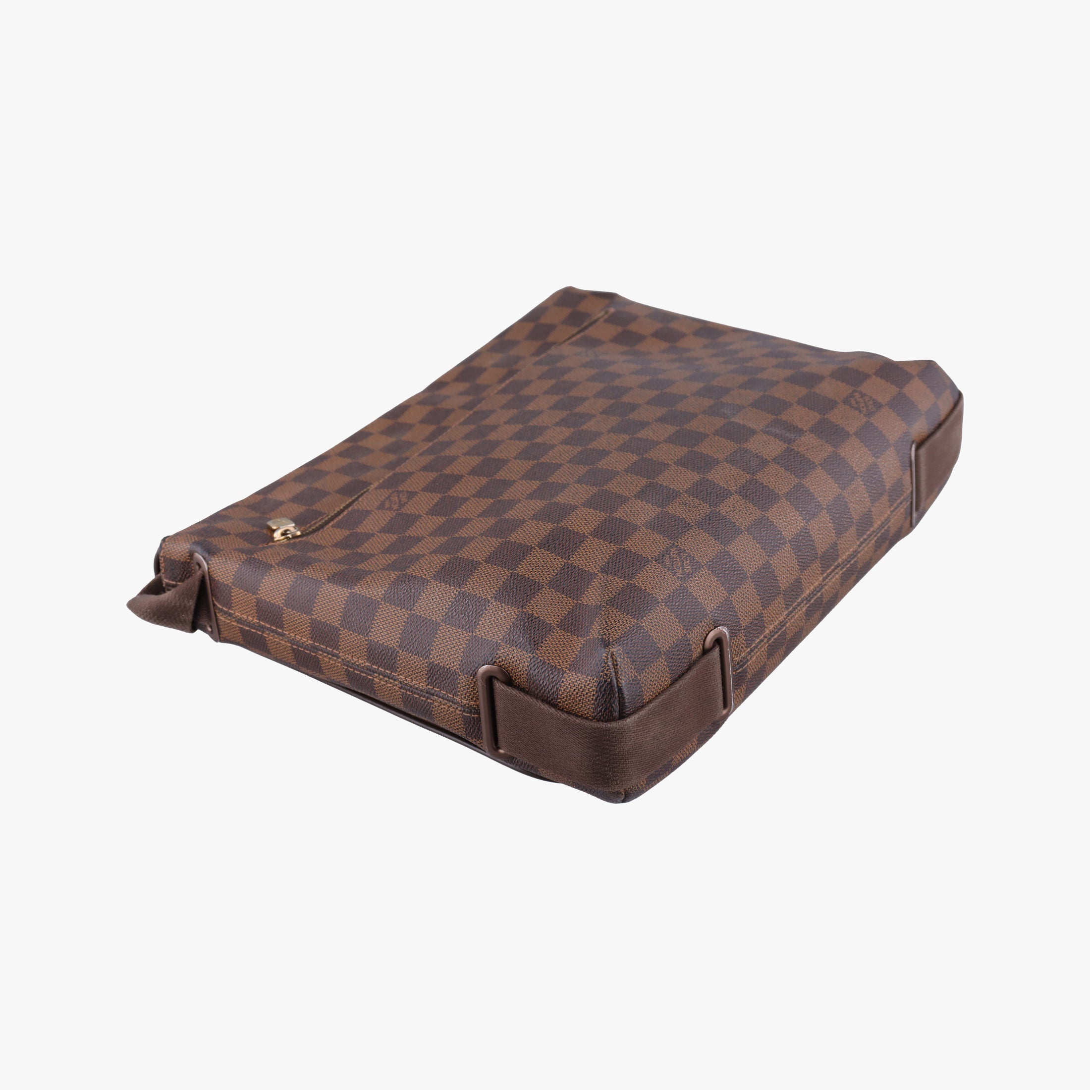 Pre-owned Louis Vuitton BROOKLYN MM EBENE Damier Canvas N51211 shoulderbag | stylenewstar