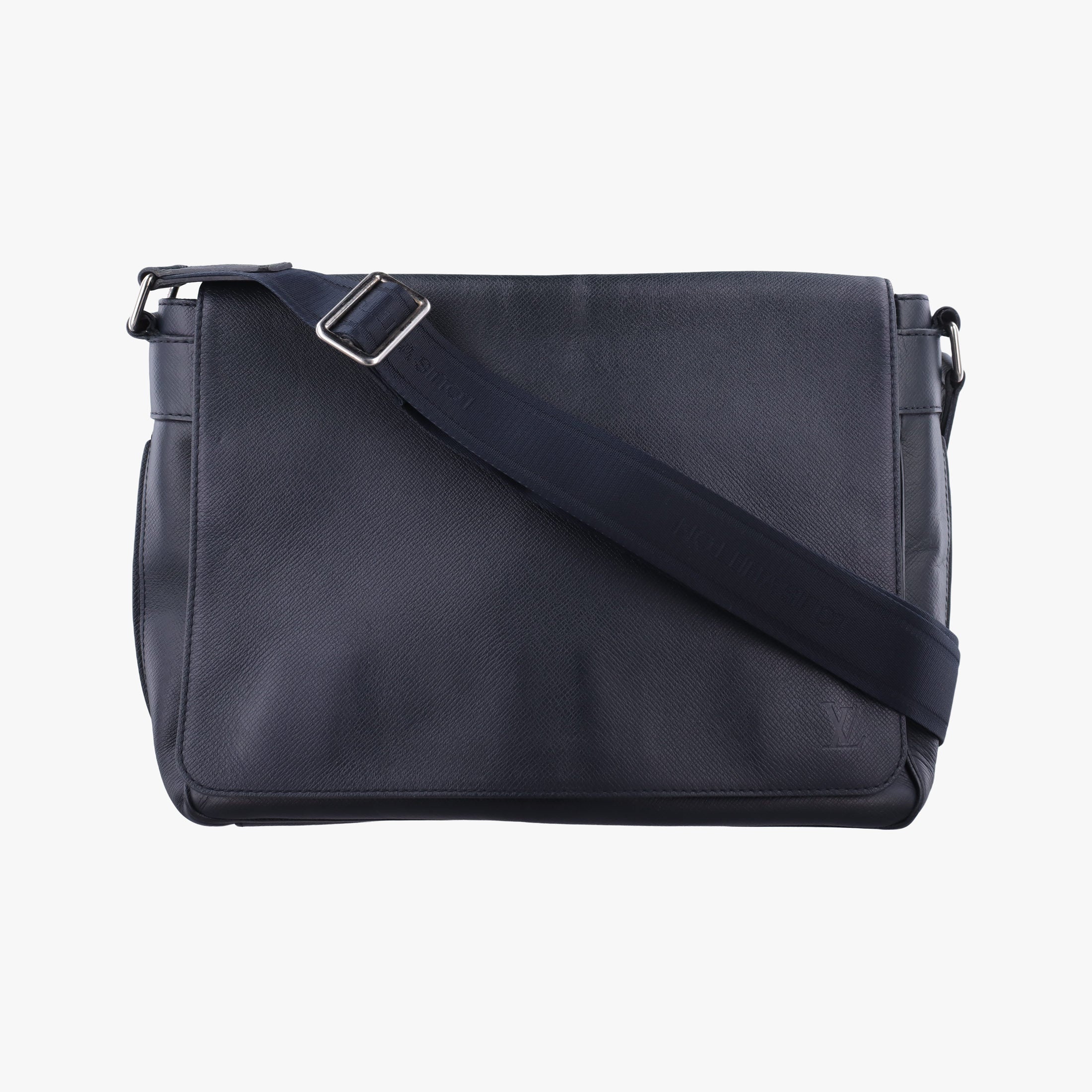 Vintage Louis Vuitton Roman MM Navy Taiga M32682 shoulderbag | stylenewstar