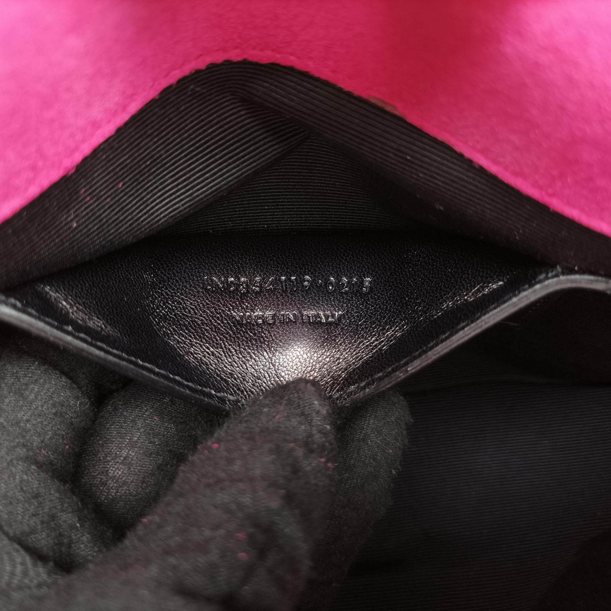 Vintage Yves Saint Laurent KATE Rose Suede 354119 shoulderbag | stylenewstar