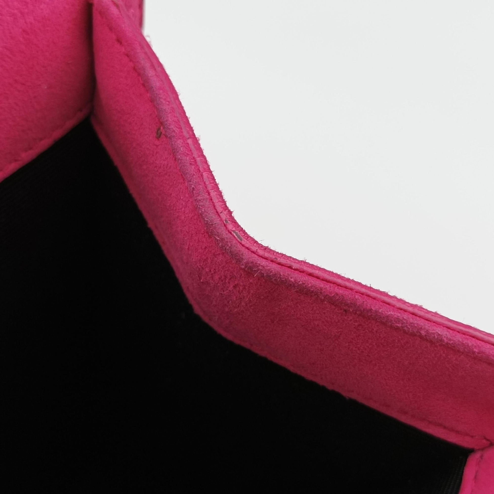 Vintage Yves Saint Laurent KATE Rose Suede 354119 shoulderbag | stylenewstar