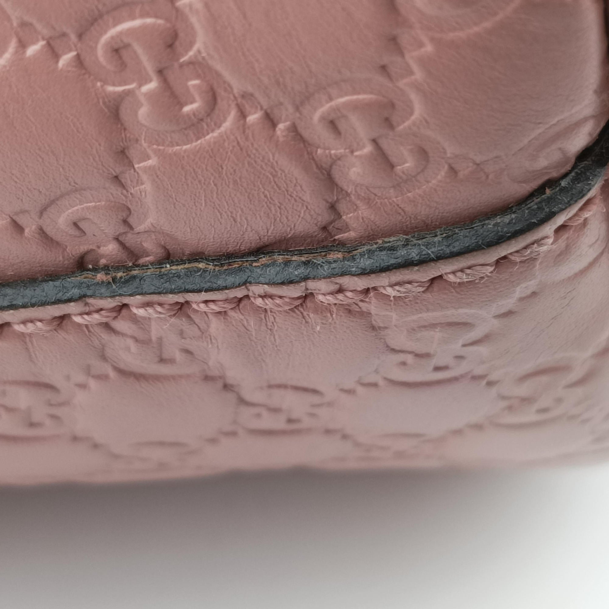 Vintage Gucci Microguccissima Pink Leather 449654 shoulderbag | stylenewstar