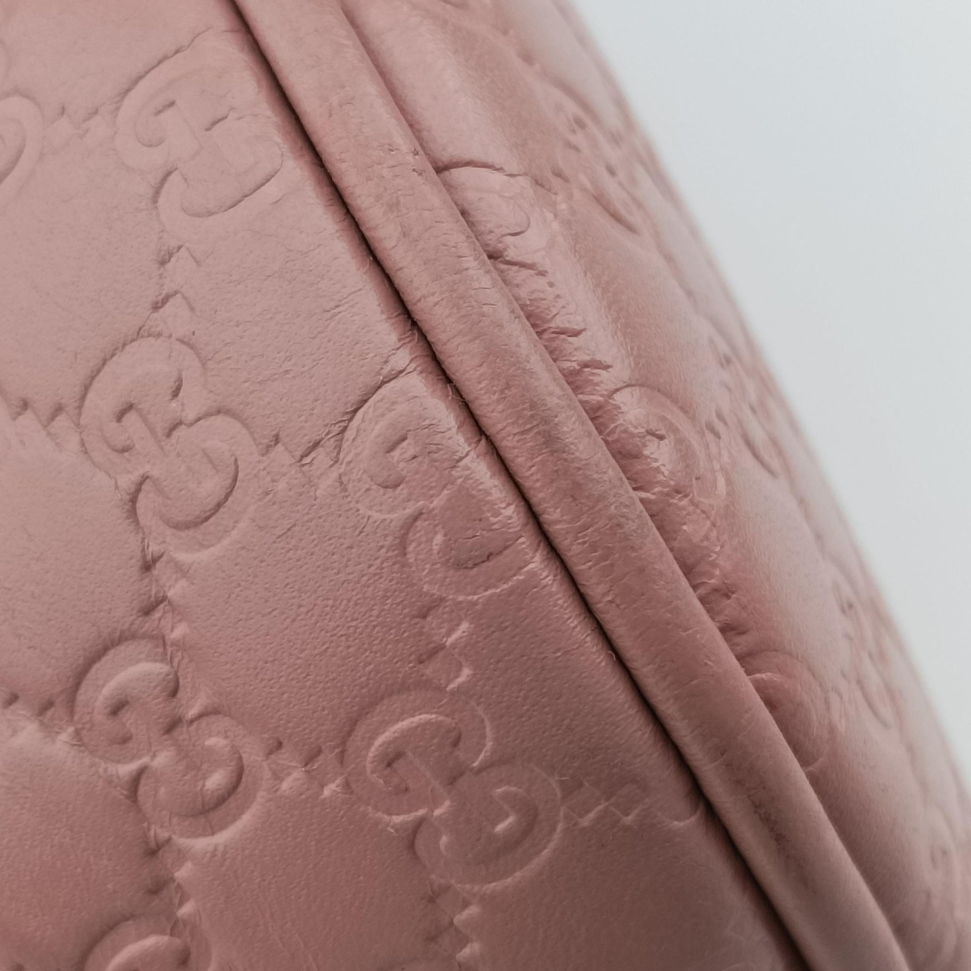 Vintage Gucci Microguccissima Pink Leather 449654 shoulderbag | stylenewstar