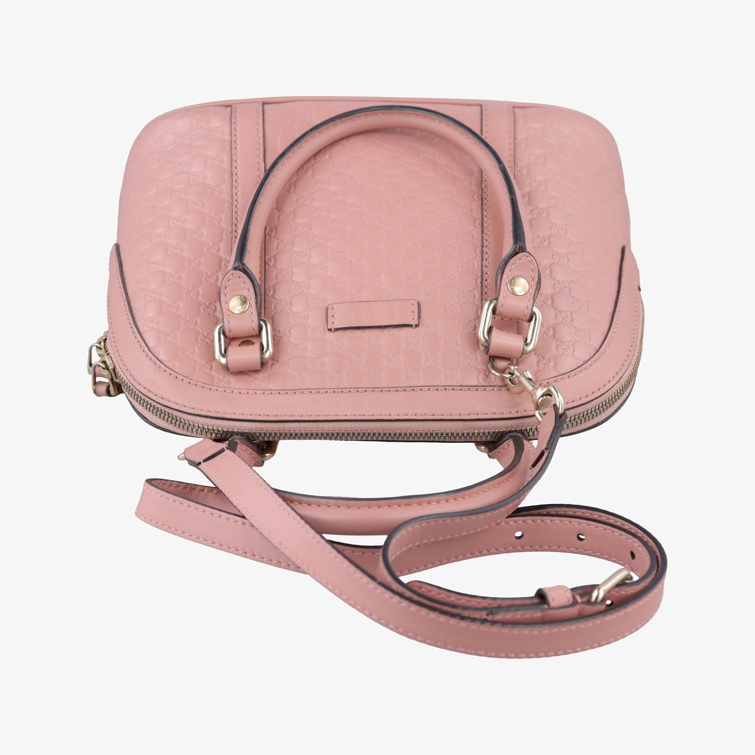 Vintage Gucci Microguccissima Pink Leather 449654 shoulderbag | stylenewstar