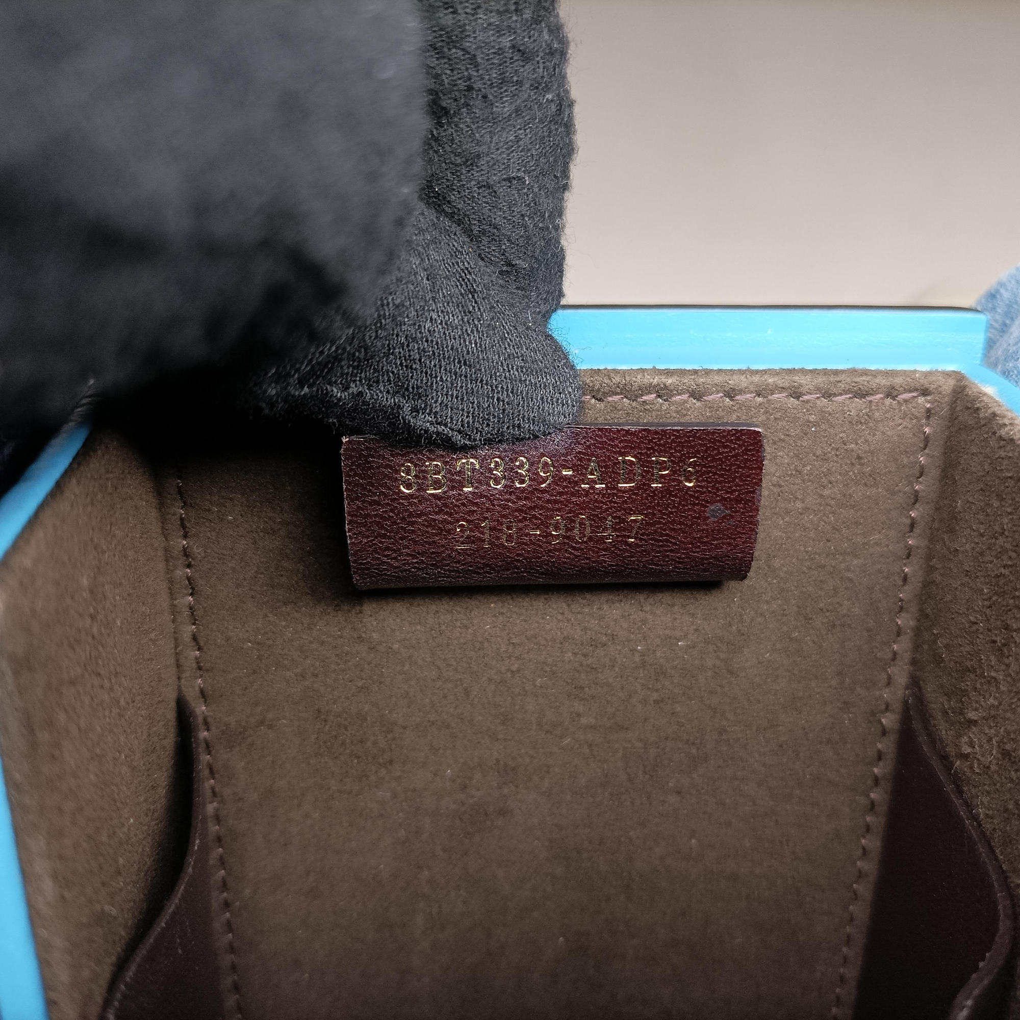 Vintage Fendi Box Packaging Blue Leather 8BT339 shoulderbag | stylenewstar