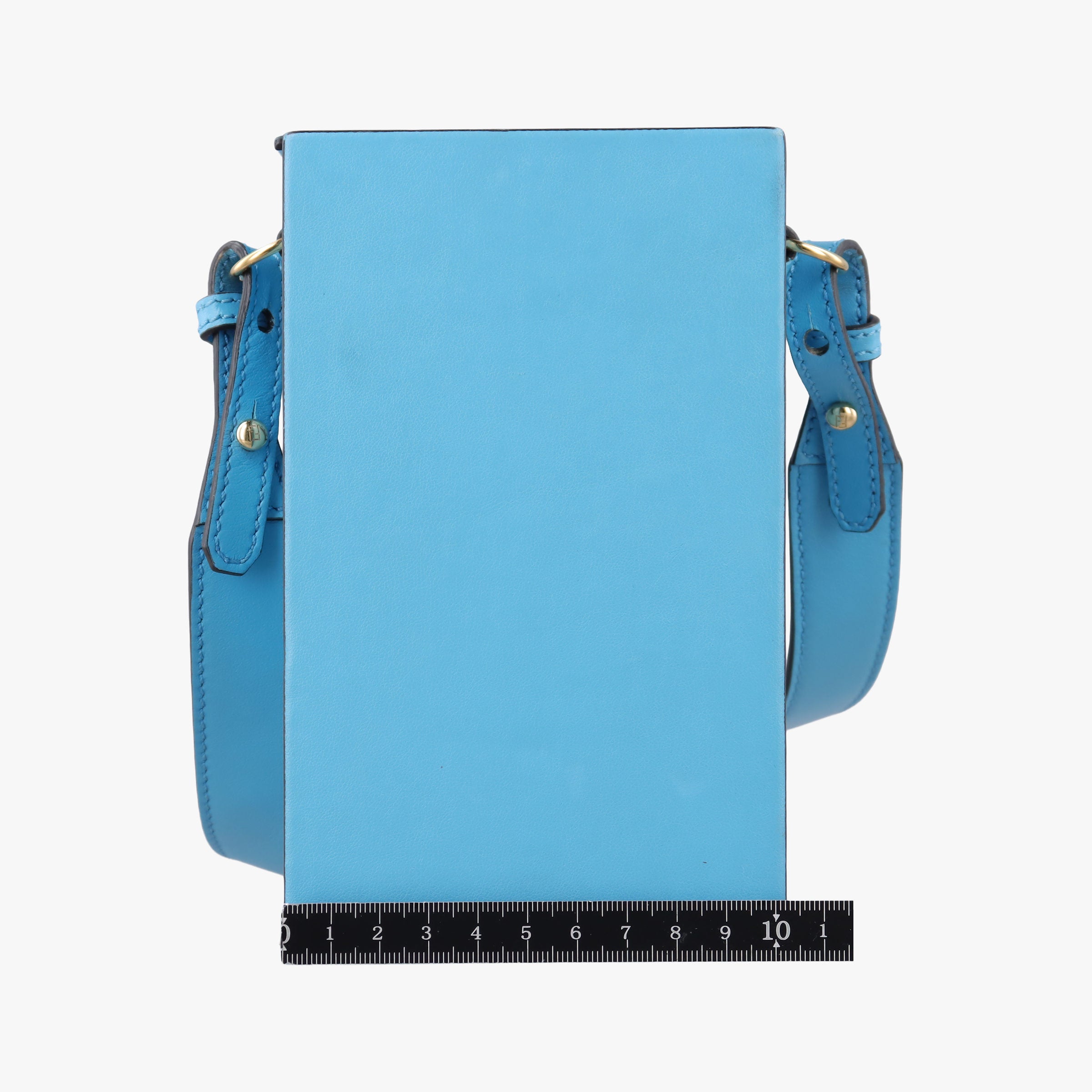 Vintage Fendi Box Packaging Blue Leather 8BT339 shoulderbag | stylenewstar