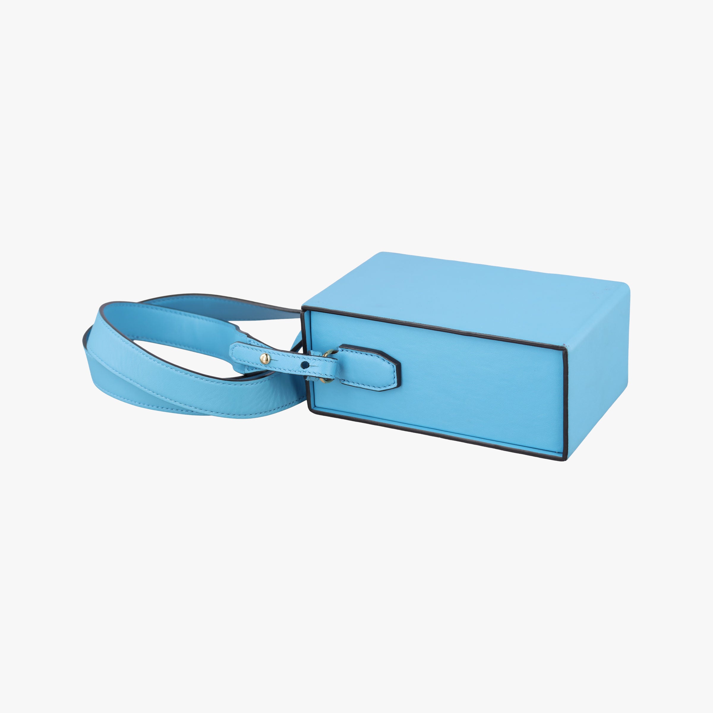 Vintage Fendi Box Packaging Blue Leather 8BT339 shoulderbag | stylenewstar