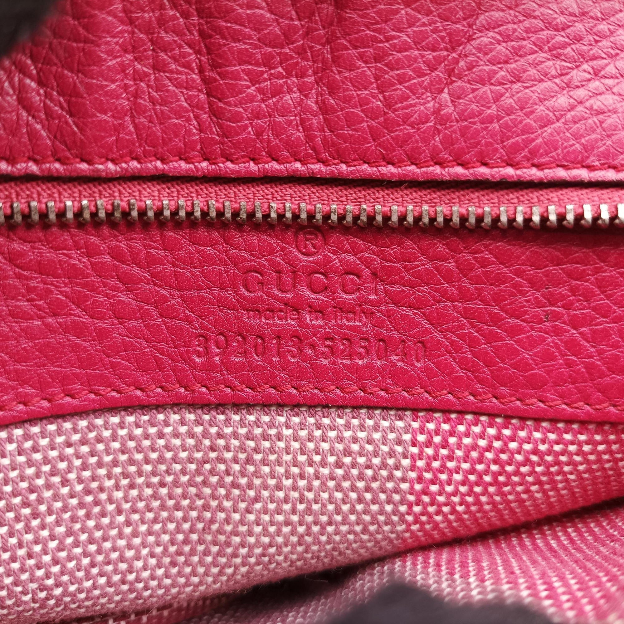 Pre-owned Gucci Bamboo Daily Rose Leather 892013 shoulderbag | stylenewstar