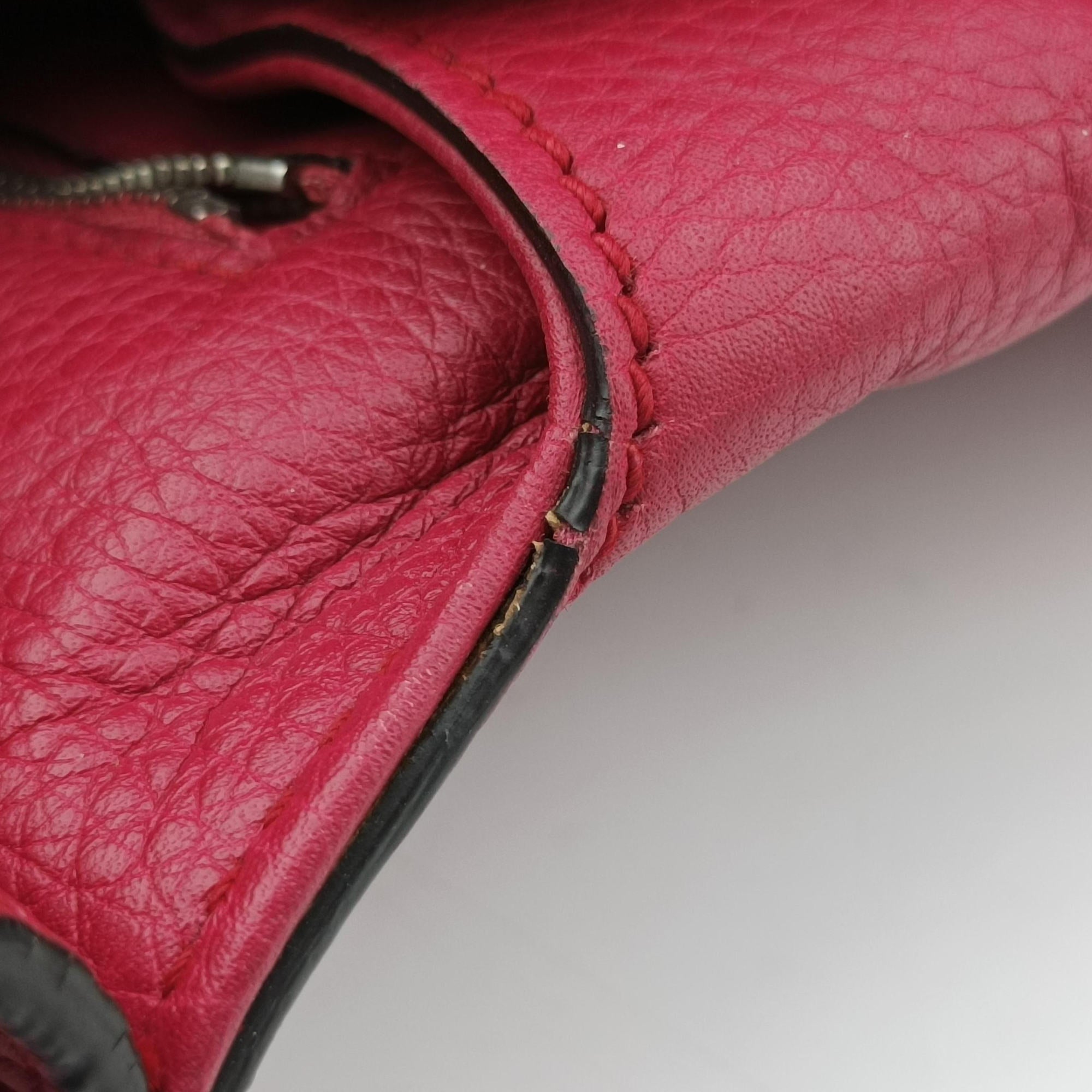 Pre-owned Gucci Bamboo Daily Rose Leather 892013 shoulderbag | stylenewstar