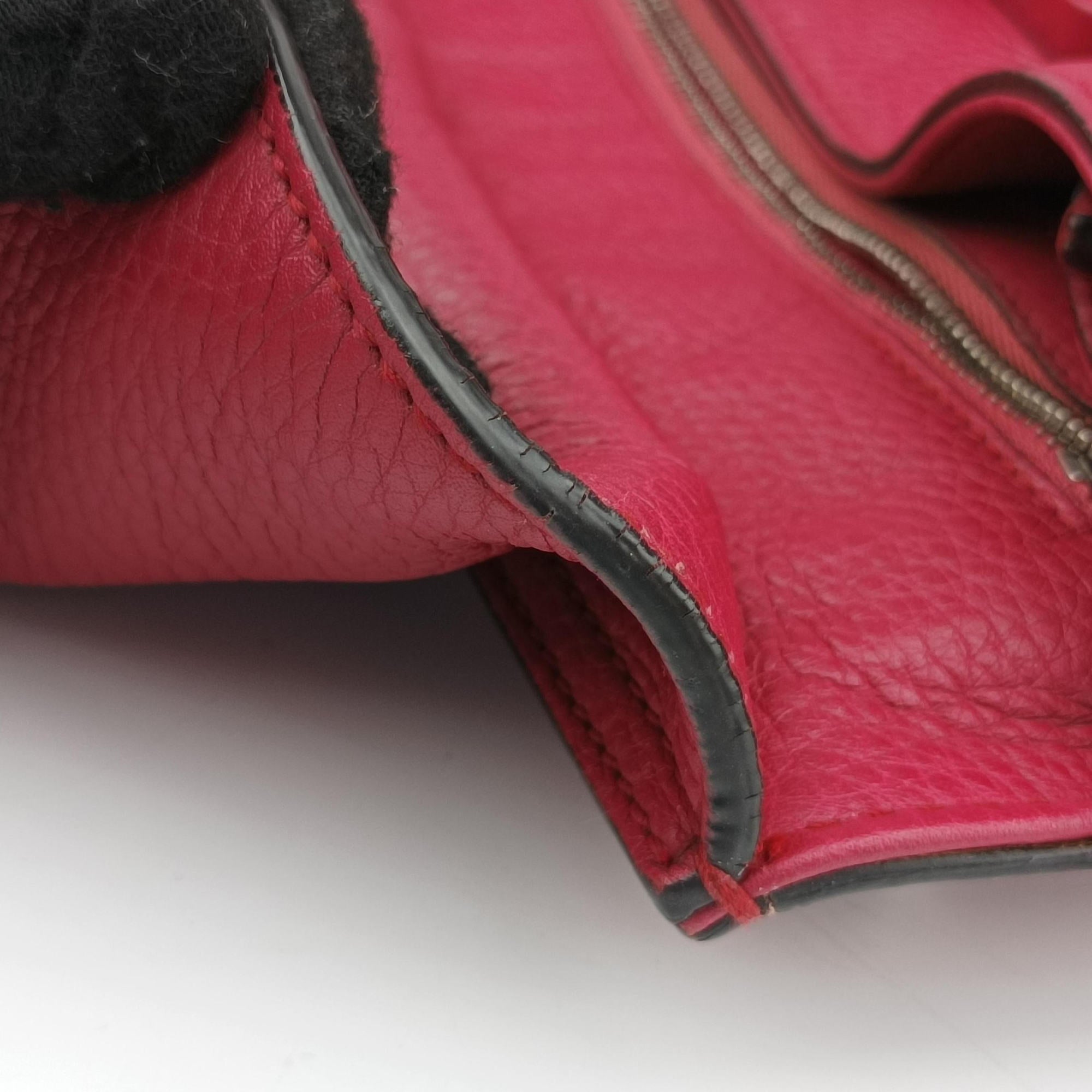 Pre-owned Gucci Bamboo Daily Rose Leather 892013 shoulderbag | stylenewstar