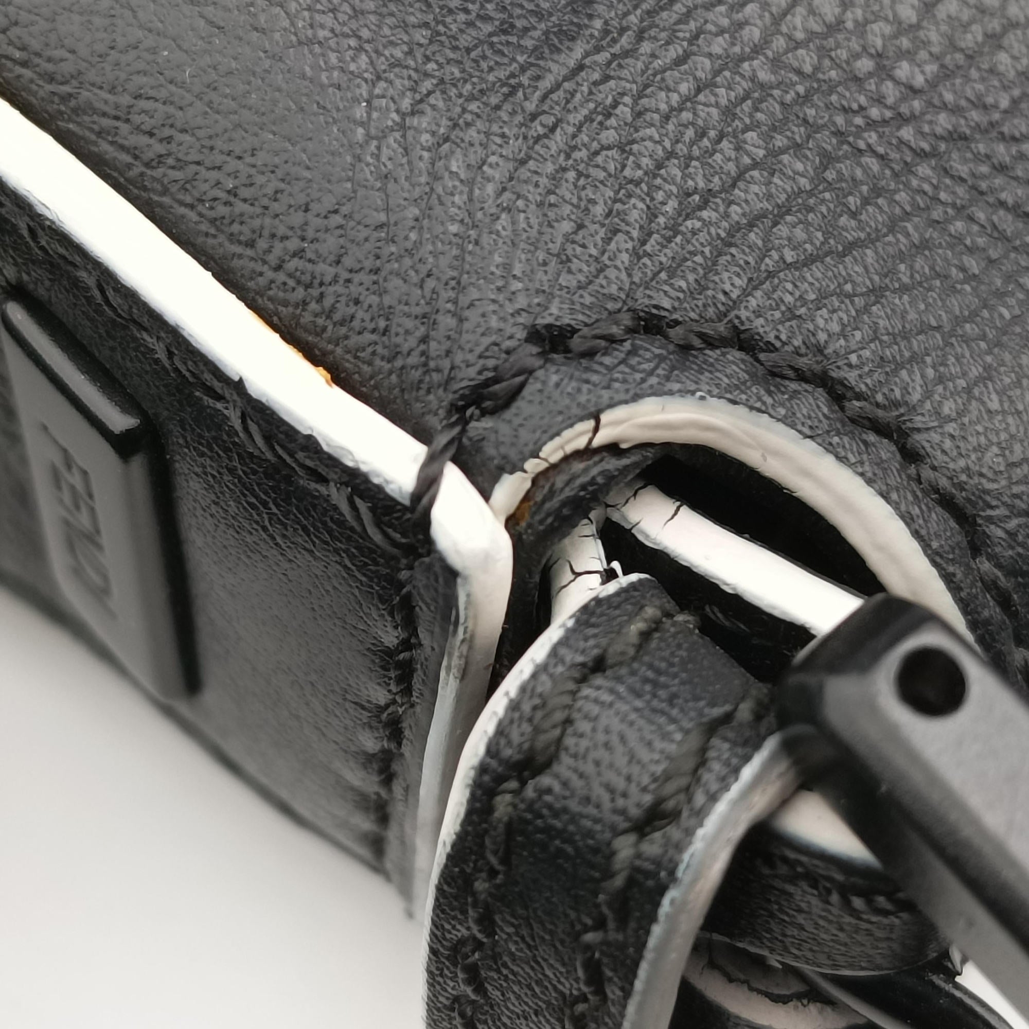 Vintage Fendi Monster Baguette Black×yellow Leather 8BR600 shoulderbag | stylenewstar