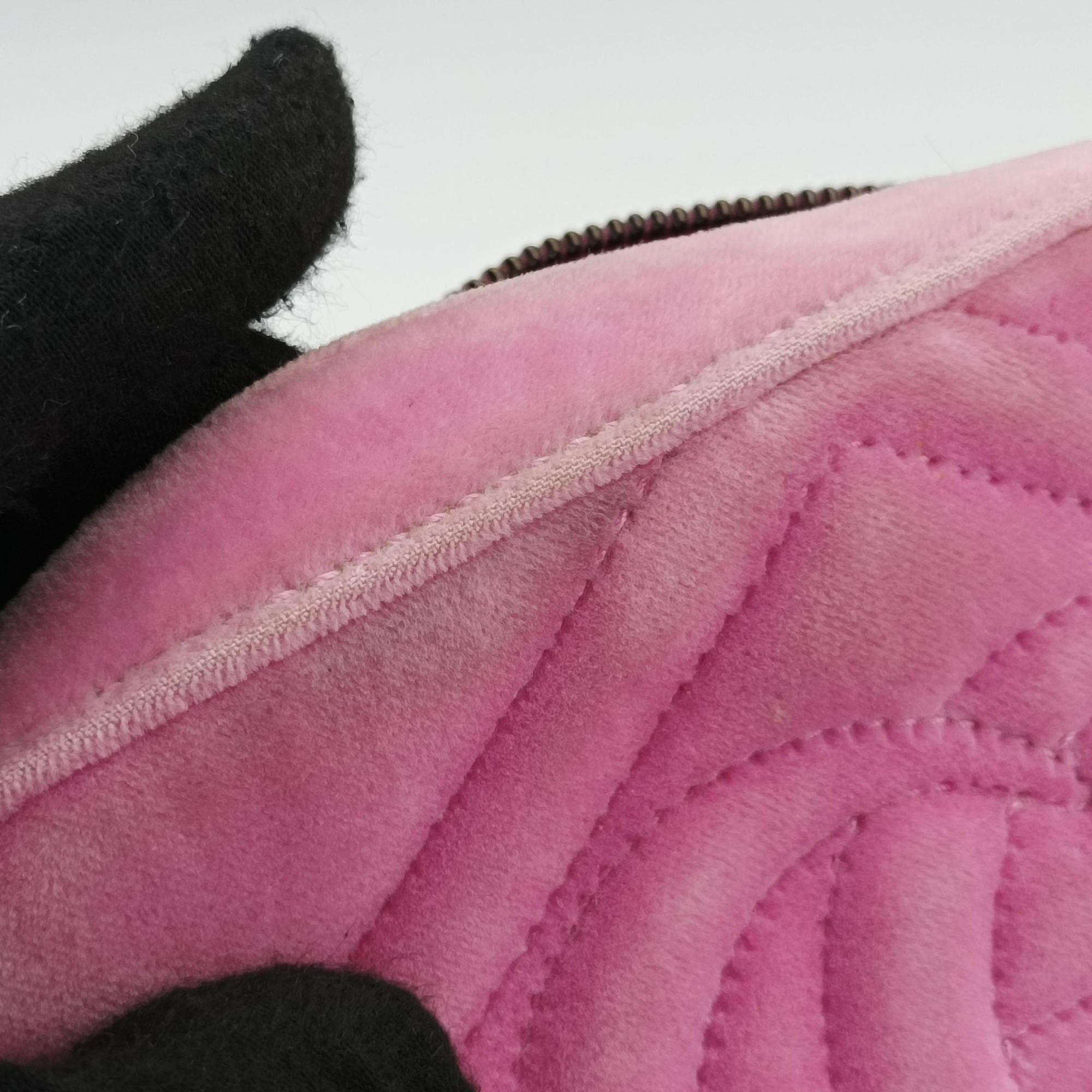 Vintage Gucci GG Marmont Pink velour 448065 shoulderbag | stylenewstar