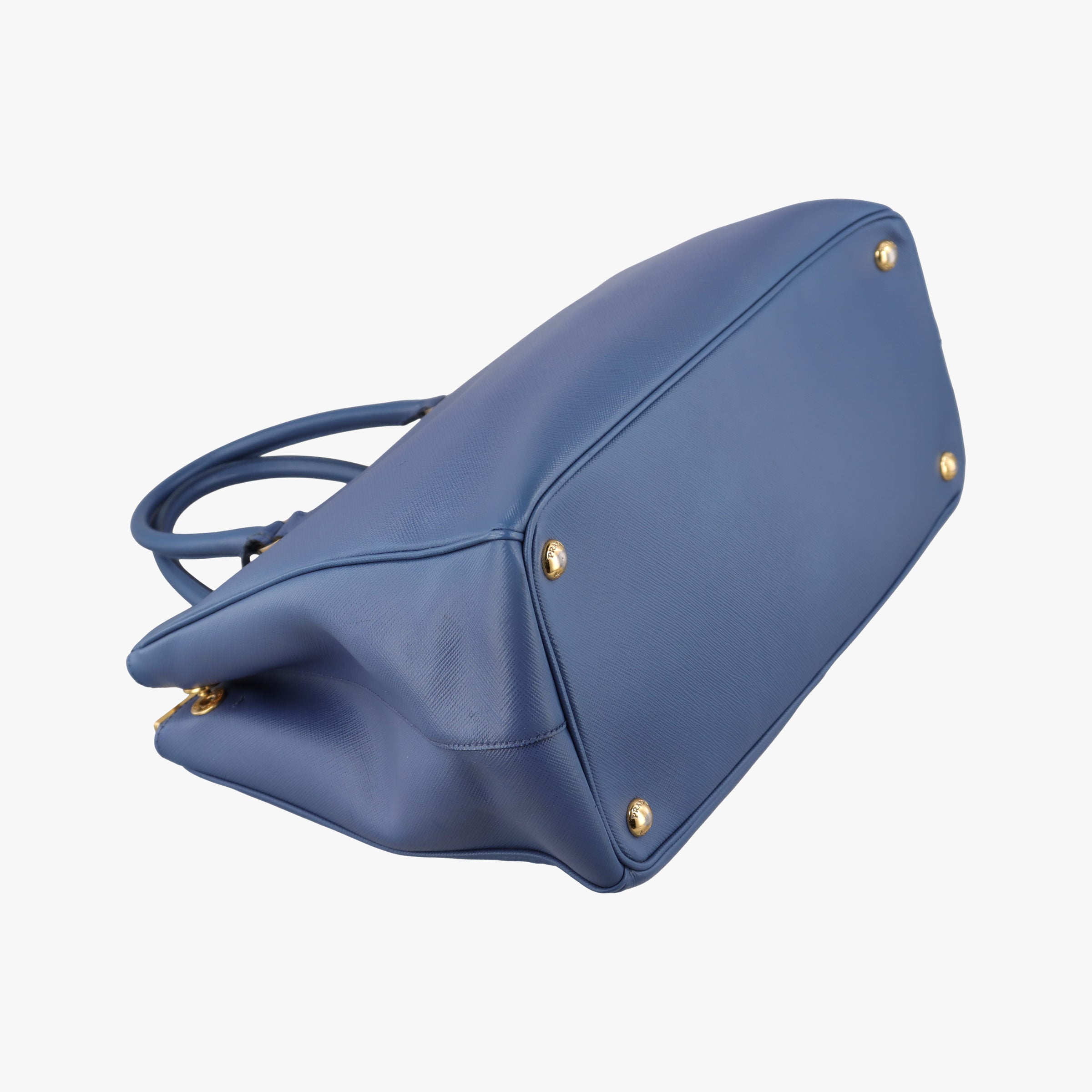 Secondhand Prada Galleria Blue SAFFIANO Leather BN2274 handbag | stylenewstar