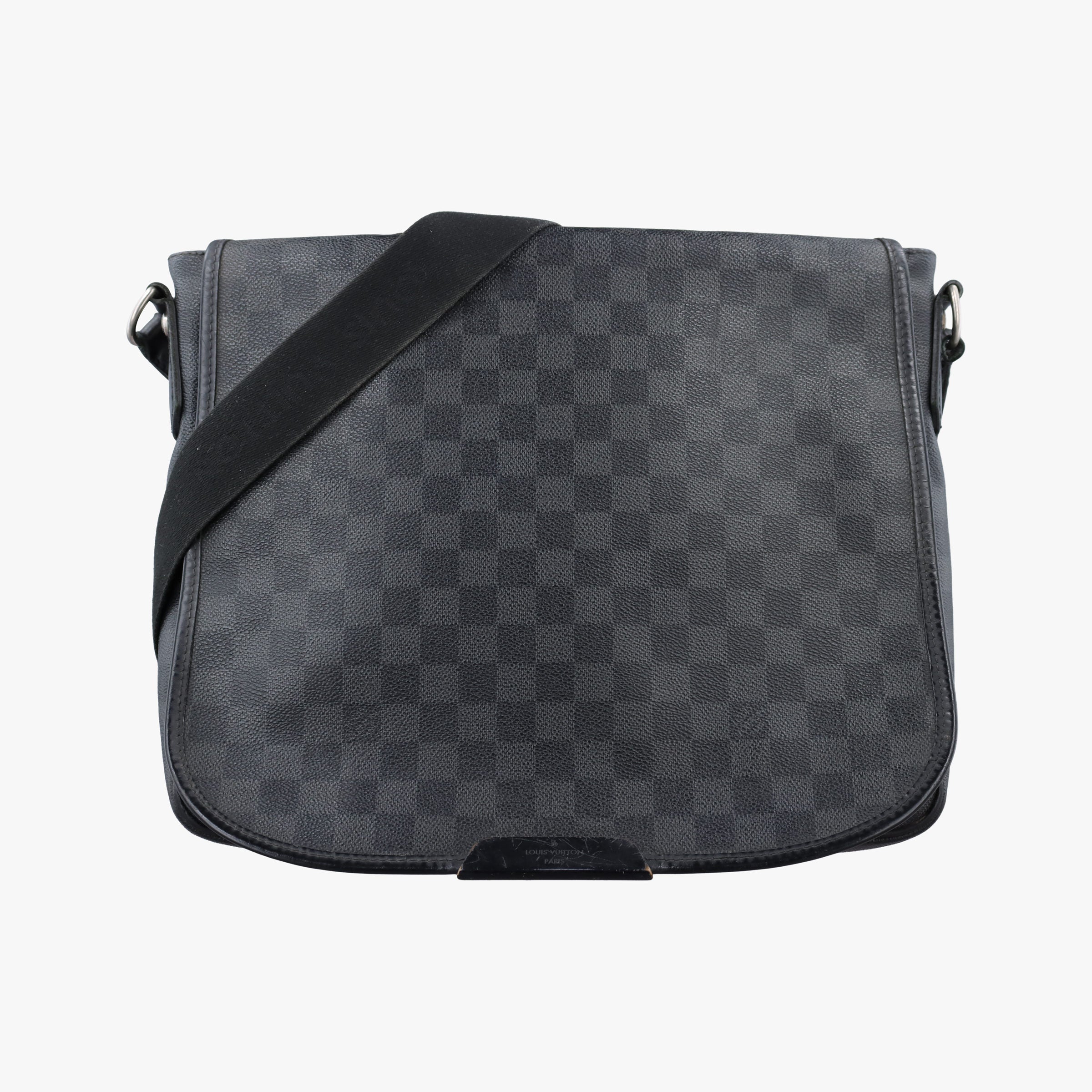 Pre-owned Louis Vuitton DANIEL MM Noir Damier Graphite N58029 shoulderbag | stylenewstar