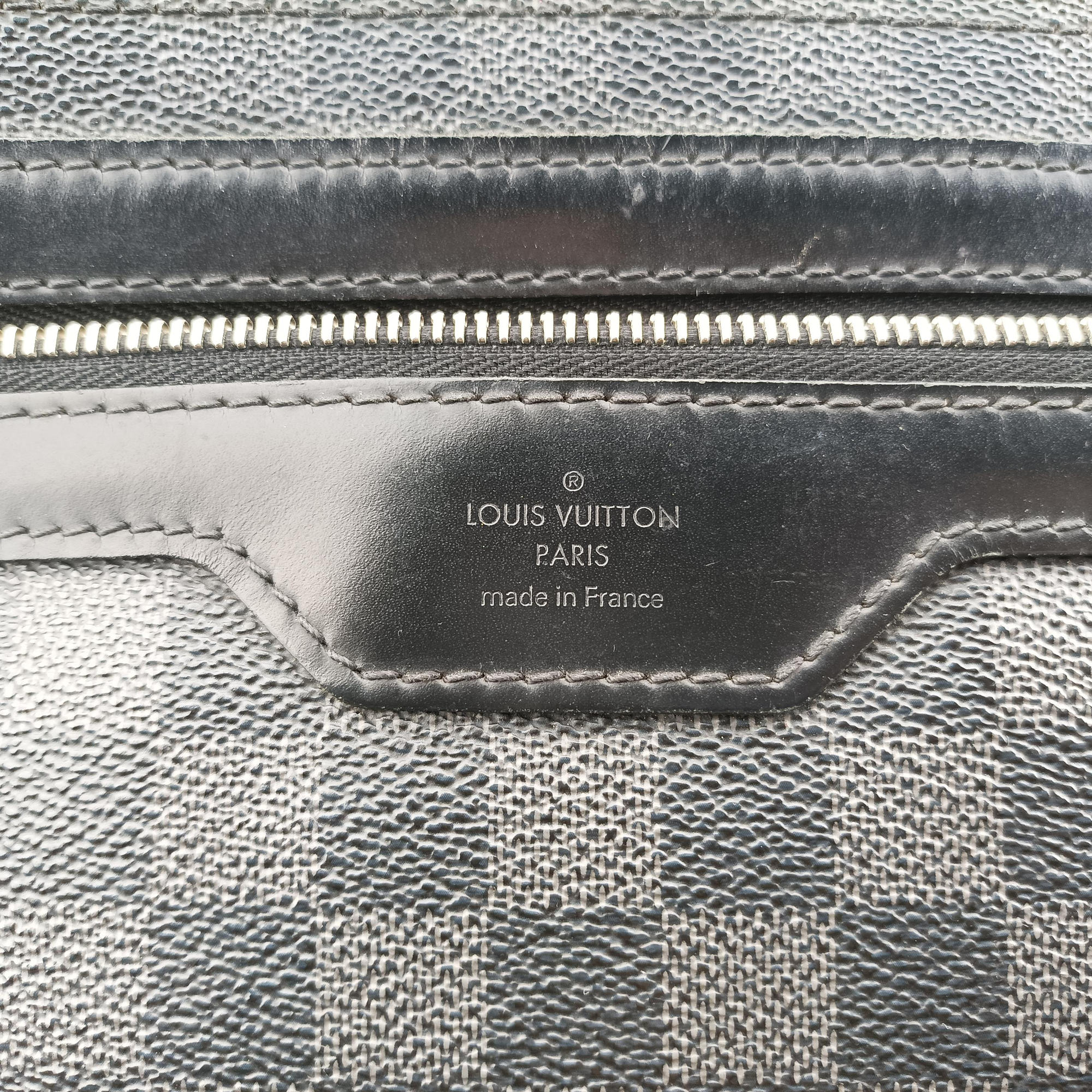 Pre-owned Louis Vuitton DANIEL MM Noir Damier Graphite N58029 shoulderbag | stylenewstar
