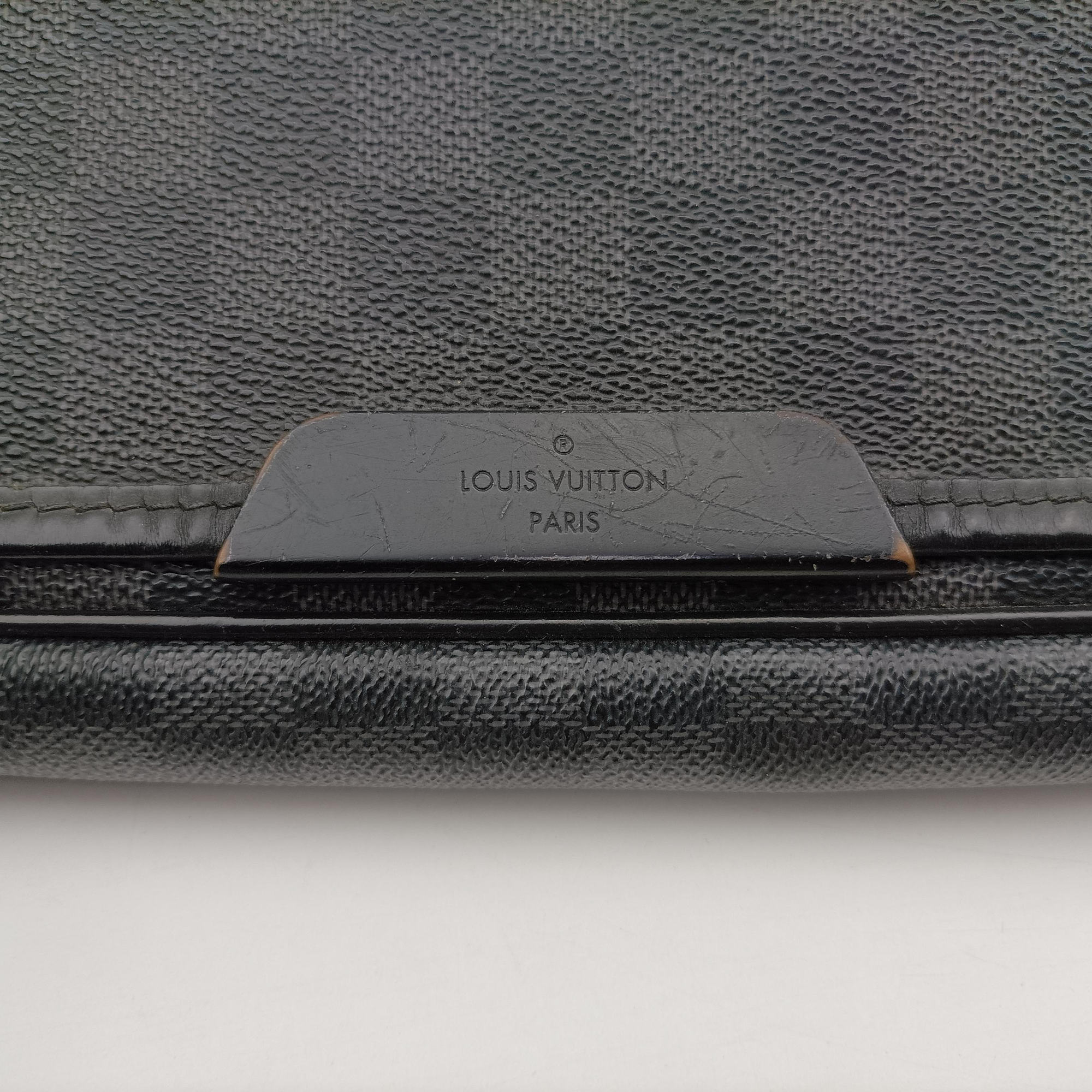 Pre-owned Louis Vuitton DANIEL MM Noir Damier Graphite N58029 shoulderbag | stylenewstar