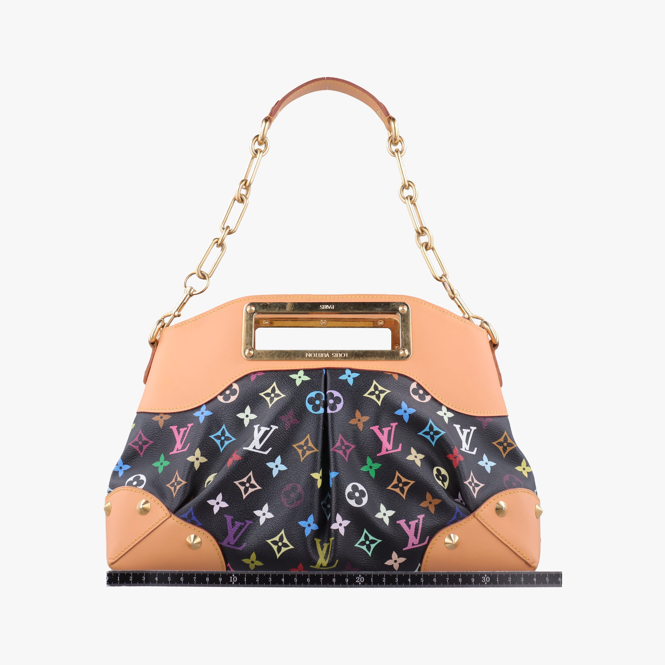 Pre-owned Louis Vuitton JUDY MM Noir Monogram Multicolor M40256 shoulderbag | stylenewstar