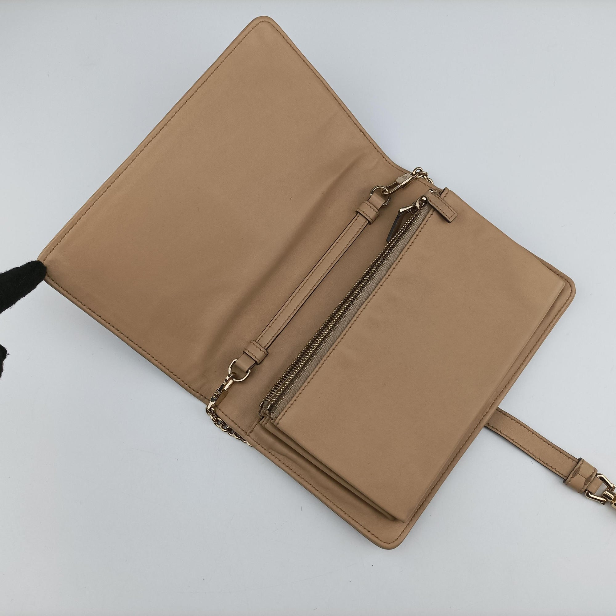Pre-owned Gucci Broadway Beige×Multicolour ponyhair×leather 283061 shoulderbag | stylenewstar