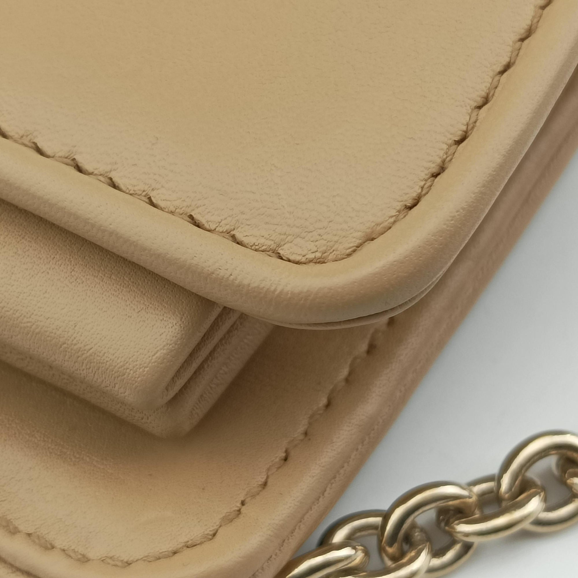Pre-owned Gucci Broadway Beige×Multicolour ponyhair×leather 283061 shoulderbag | stylenewstar