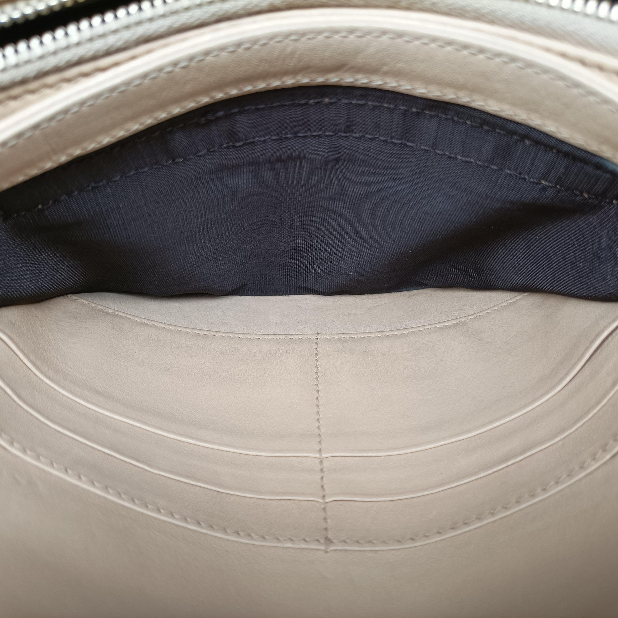 Pre-owned Gucci Broadway Beige×Multicolour ponyhair×leather 283061 shoulderbag | stylenewstar