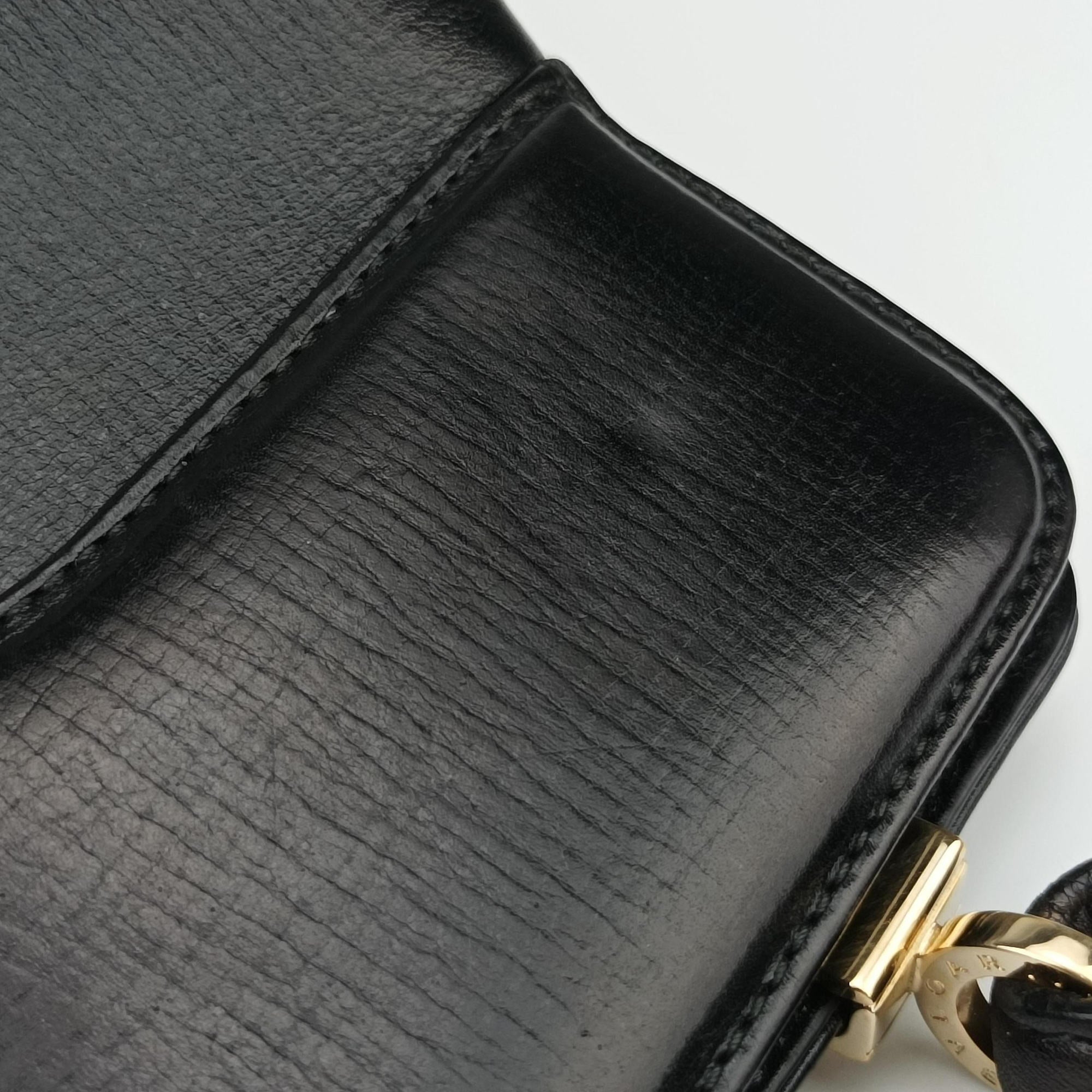 Secondhand Bvlgari Isabella Rossellini Black Leather  shoulderbag | stylenewstar