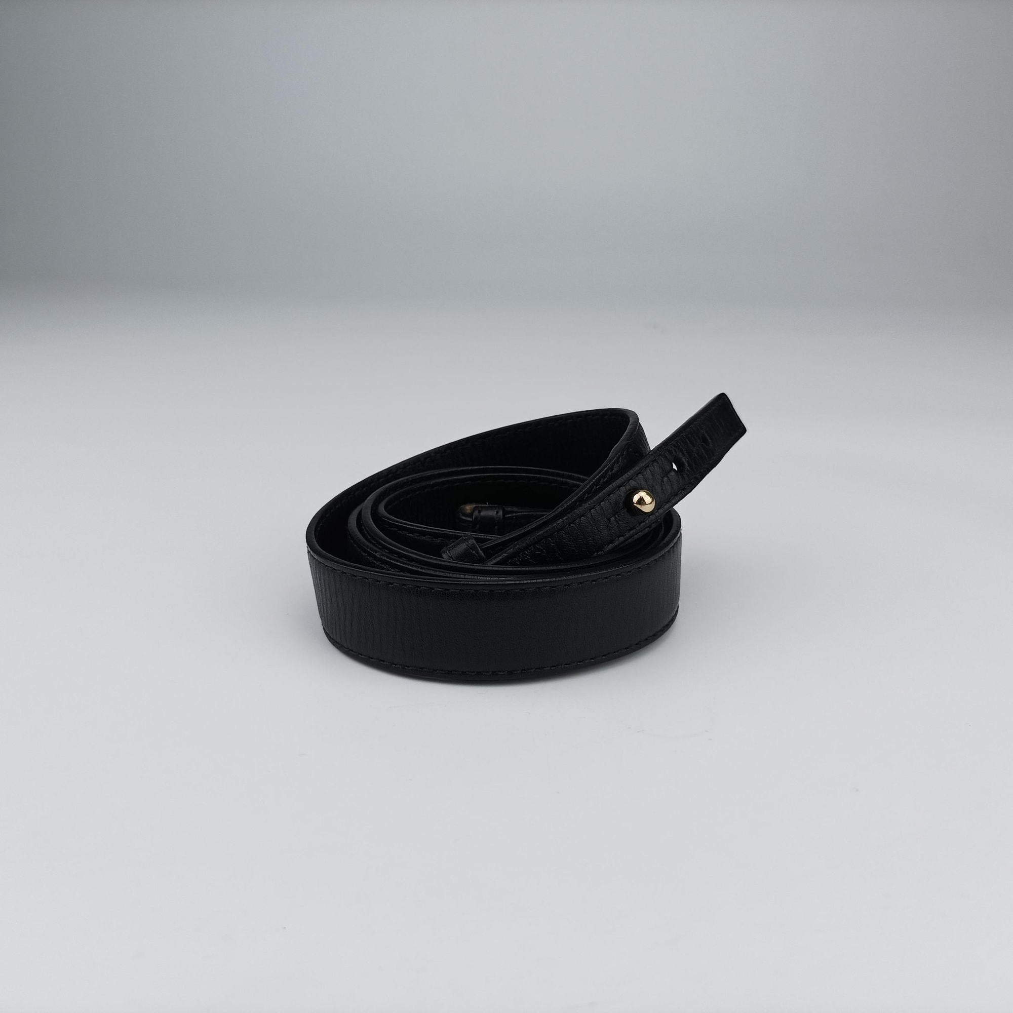 Secondhand Bvlgari Isabella Rossellini Black Leather  shoulderbag | stylenewstar