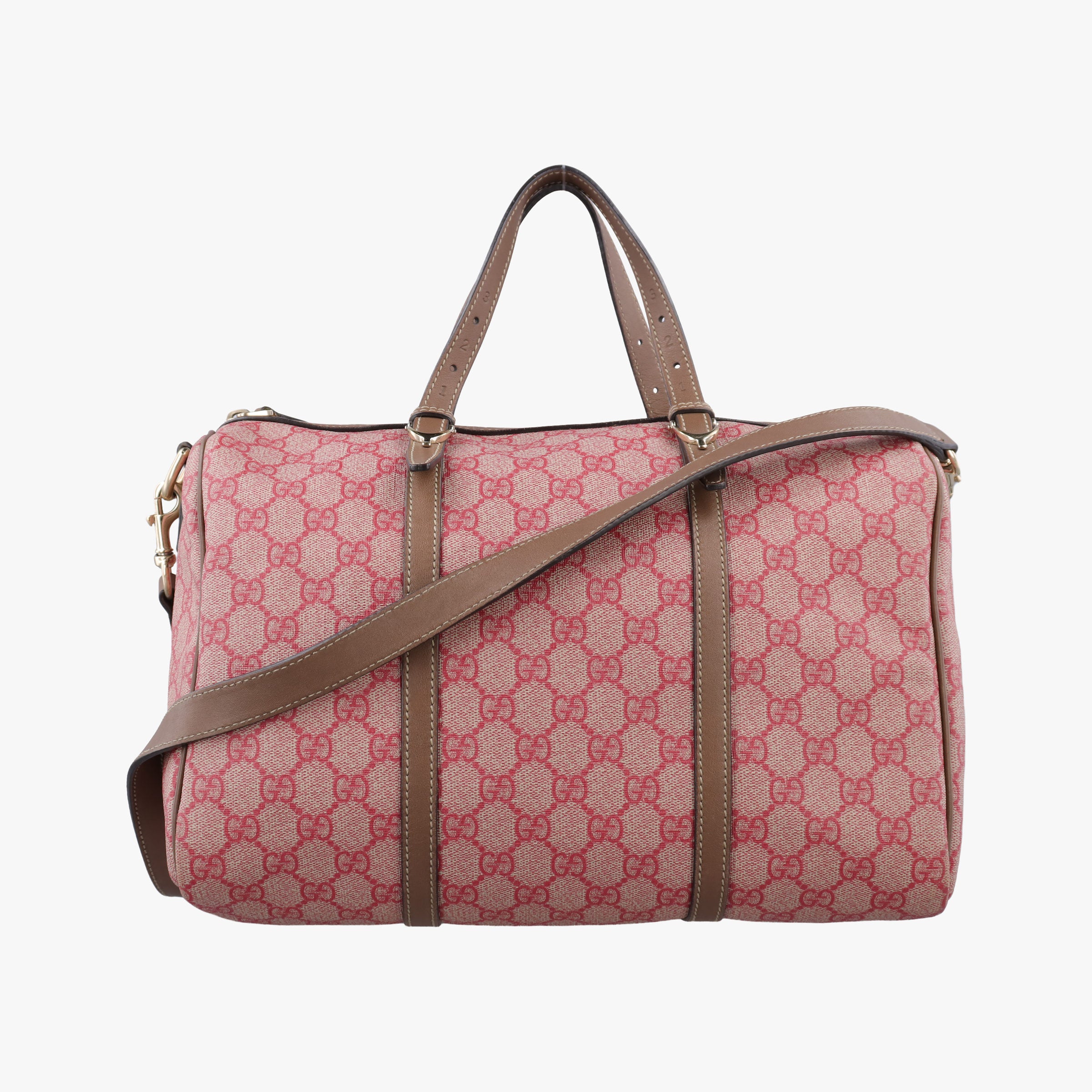 Pre-owned Gucci Microguccissima Joy Red×Brown Coated canvas×Leather 322231 shoulderbag | stylenewstar