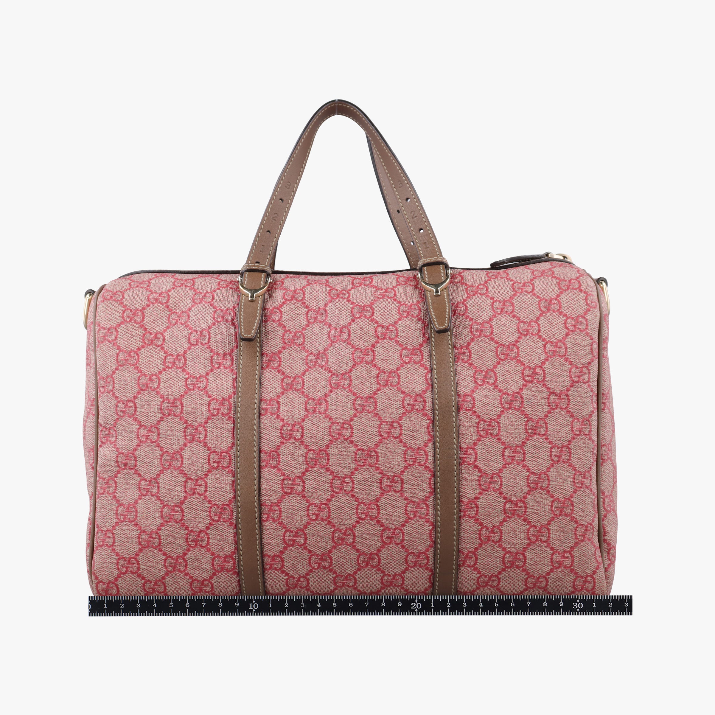 Pre-owned Gucci Microguccissima Joy Red×Brown Coated canvas×Leather 322231 shoulderbag | stylenewstar