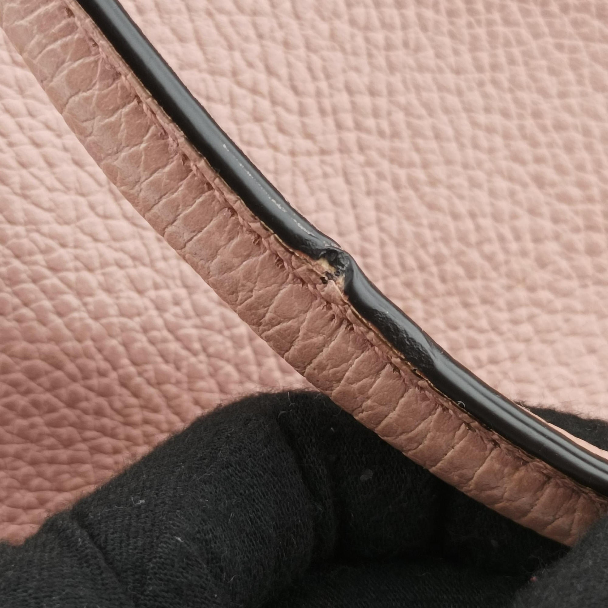 Pre-owned Gucci interlocking G Charmy Pink Leather 449650 handbag | stylenewstar