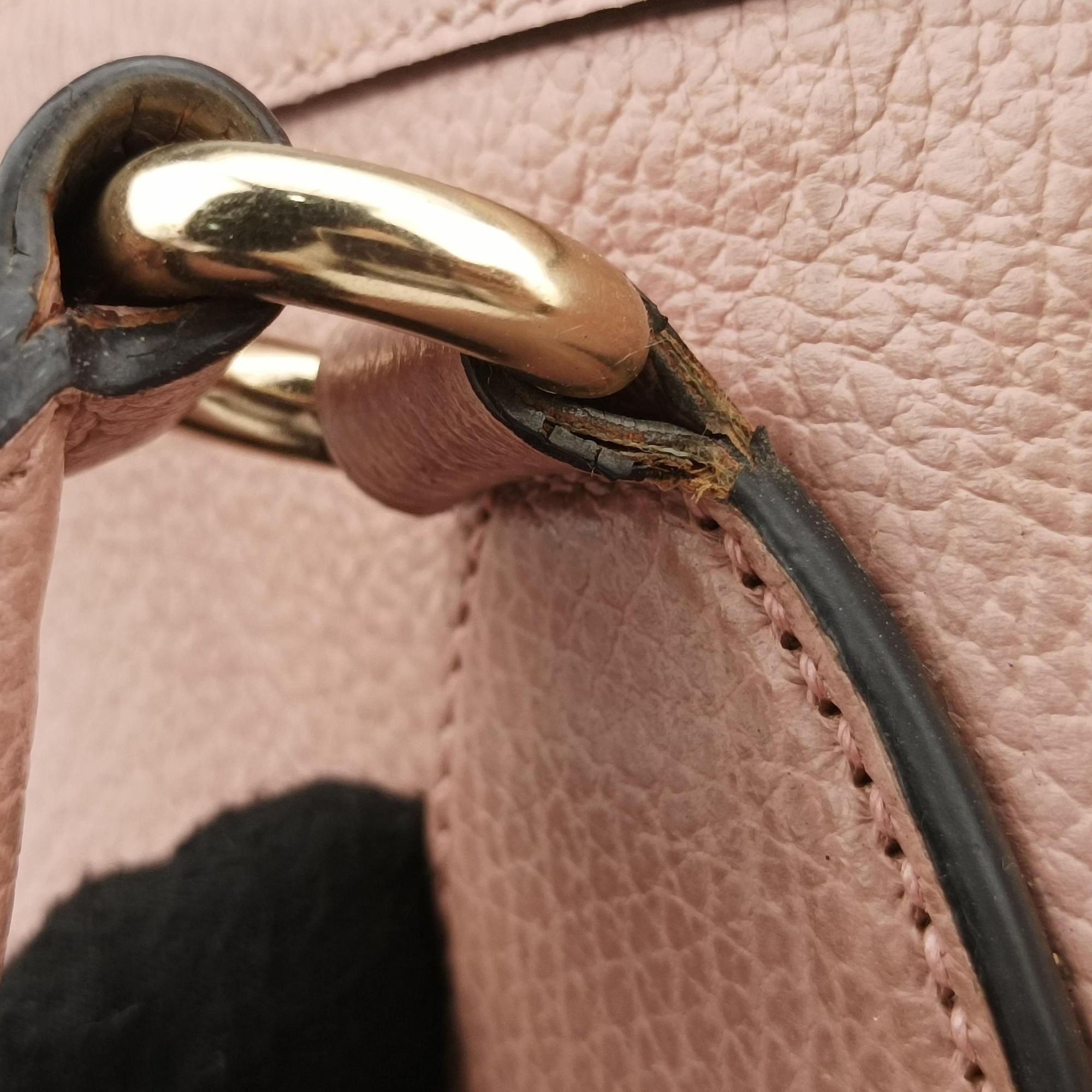 Pre-owned Gucci interlocking G Charmy Pink Leather 449650 handbag | stylenewstar