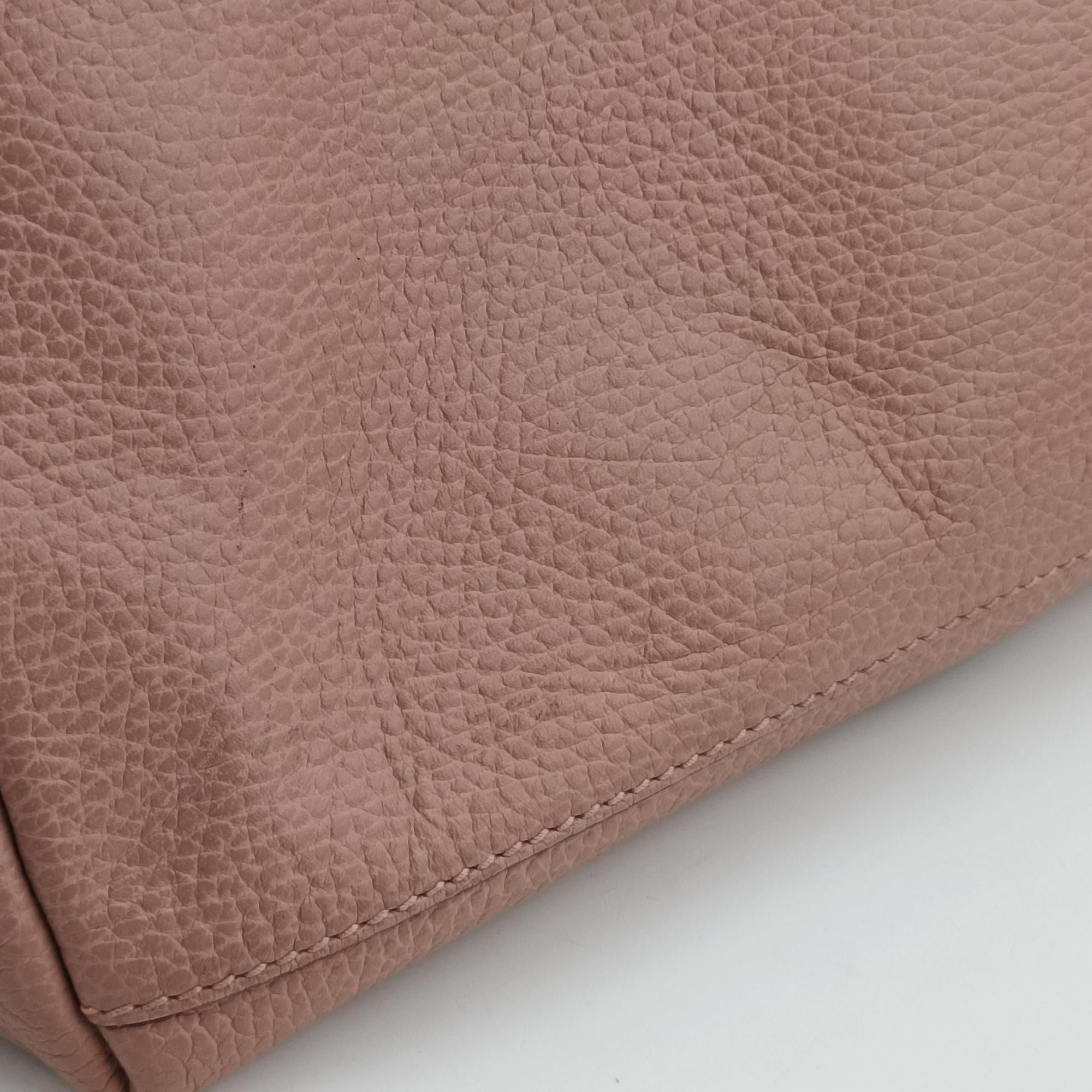 Pre-owned Gucci interlocking G Charmy Pink Leather 449650 handbag | stylenewstar