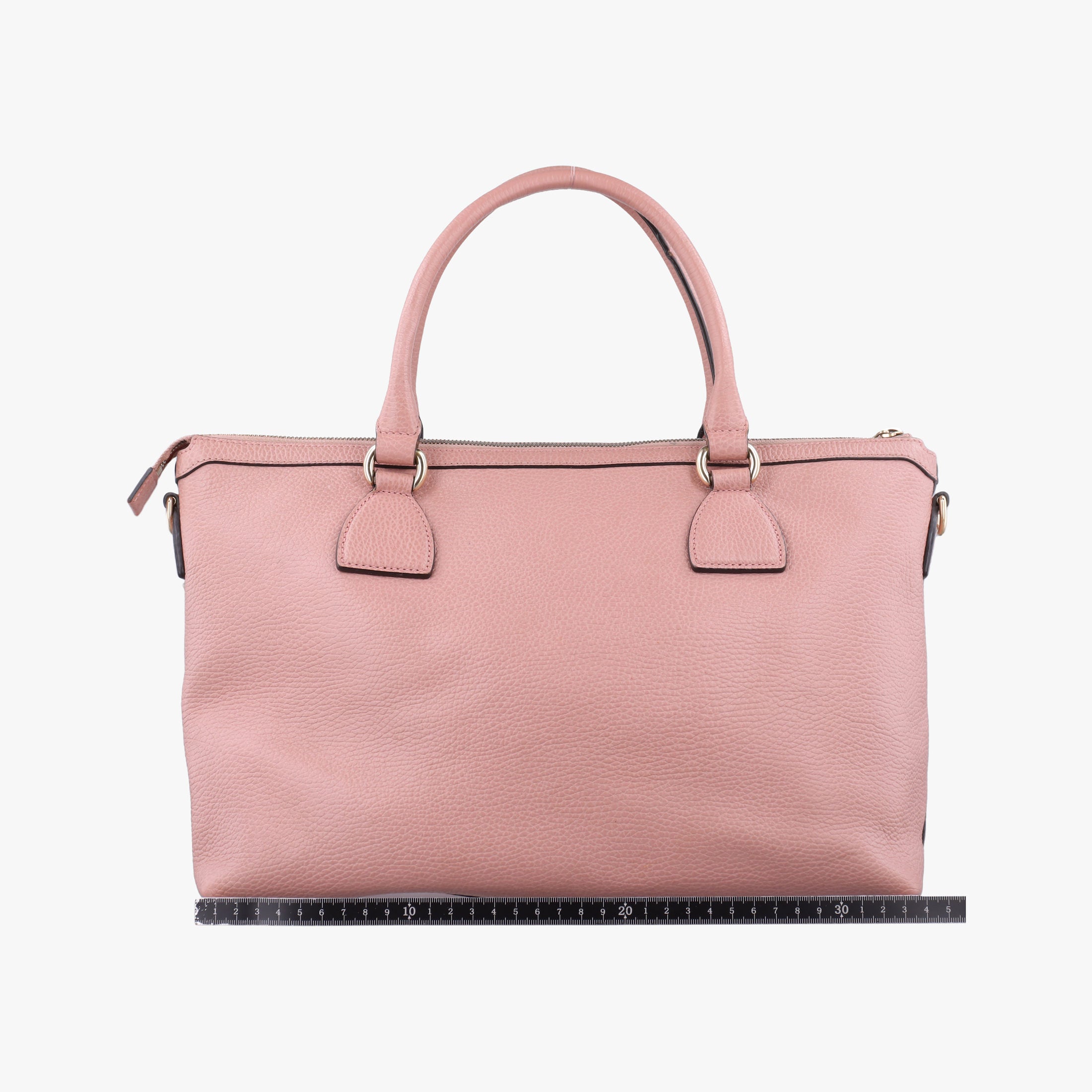 Pre-owned Gucci interlocking G Charmy Pink Leather 449650 handbag | stylenewstar