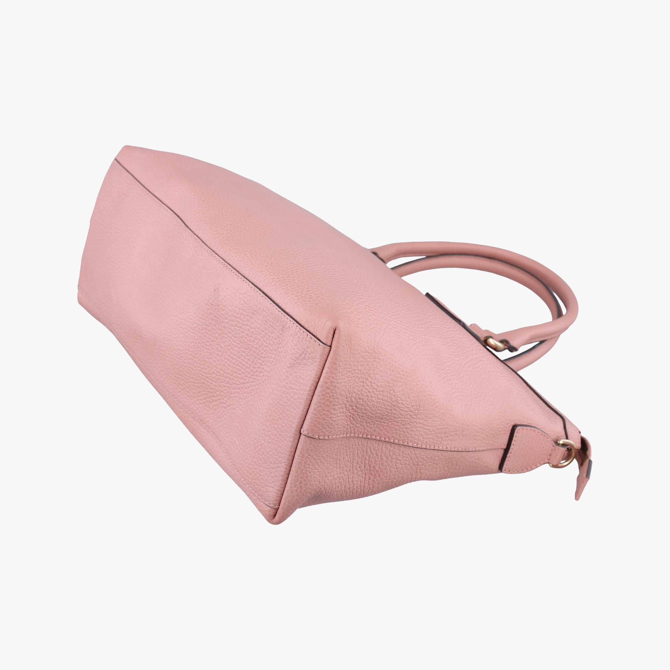 Pre-owned Gucci interlocking G Charmy Pink Leather 449650 handbag | stylenewstar