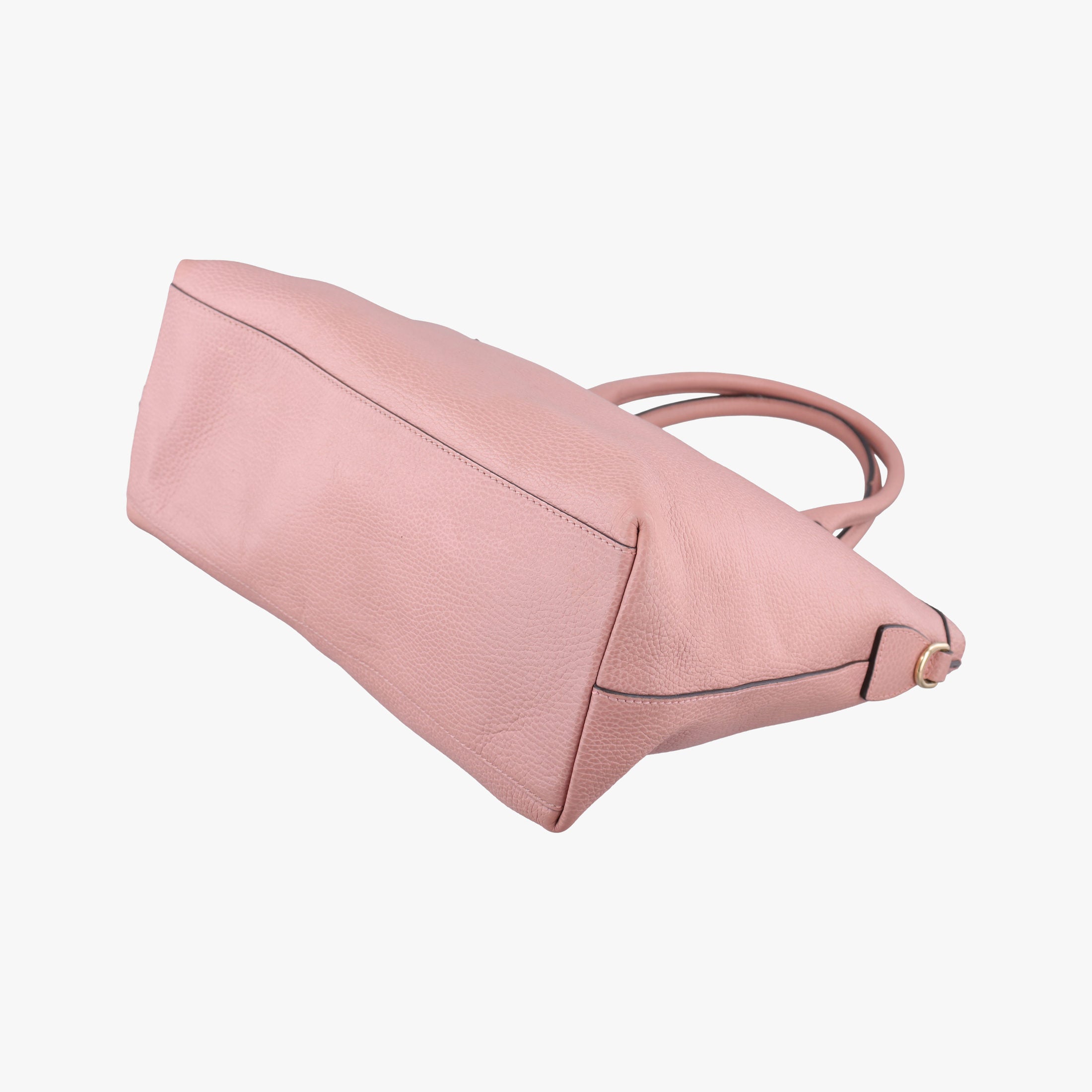 Pre-owned Gucci interlocking G Charmy Pink Leather 449650 handbag | stylenewstar