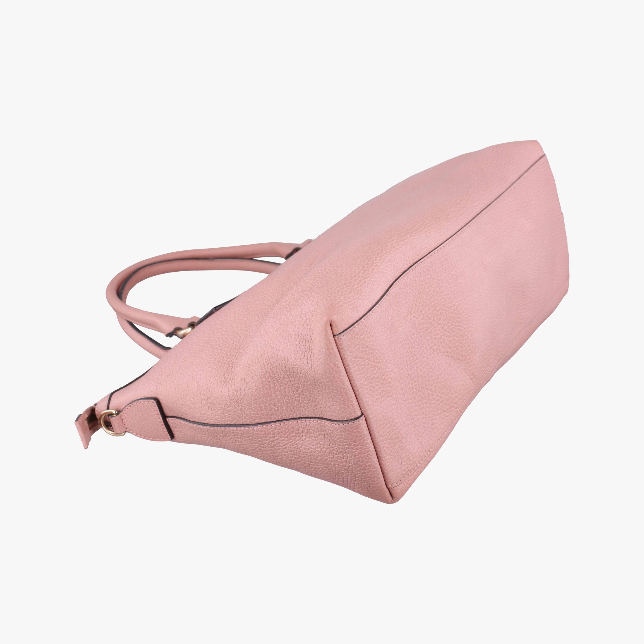 Pre-owned Gucci interlocking G Charmy Pink Leather 449650 handbag | stylenewstar