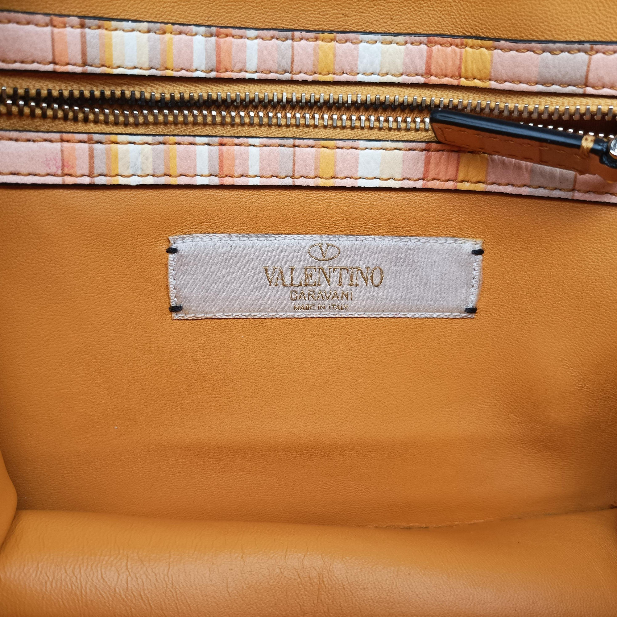 Vintage Valentino Rockstud　Glam Lock Multicolour Leather  shoulderbag | stylenewstar