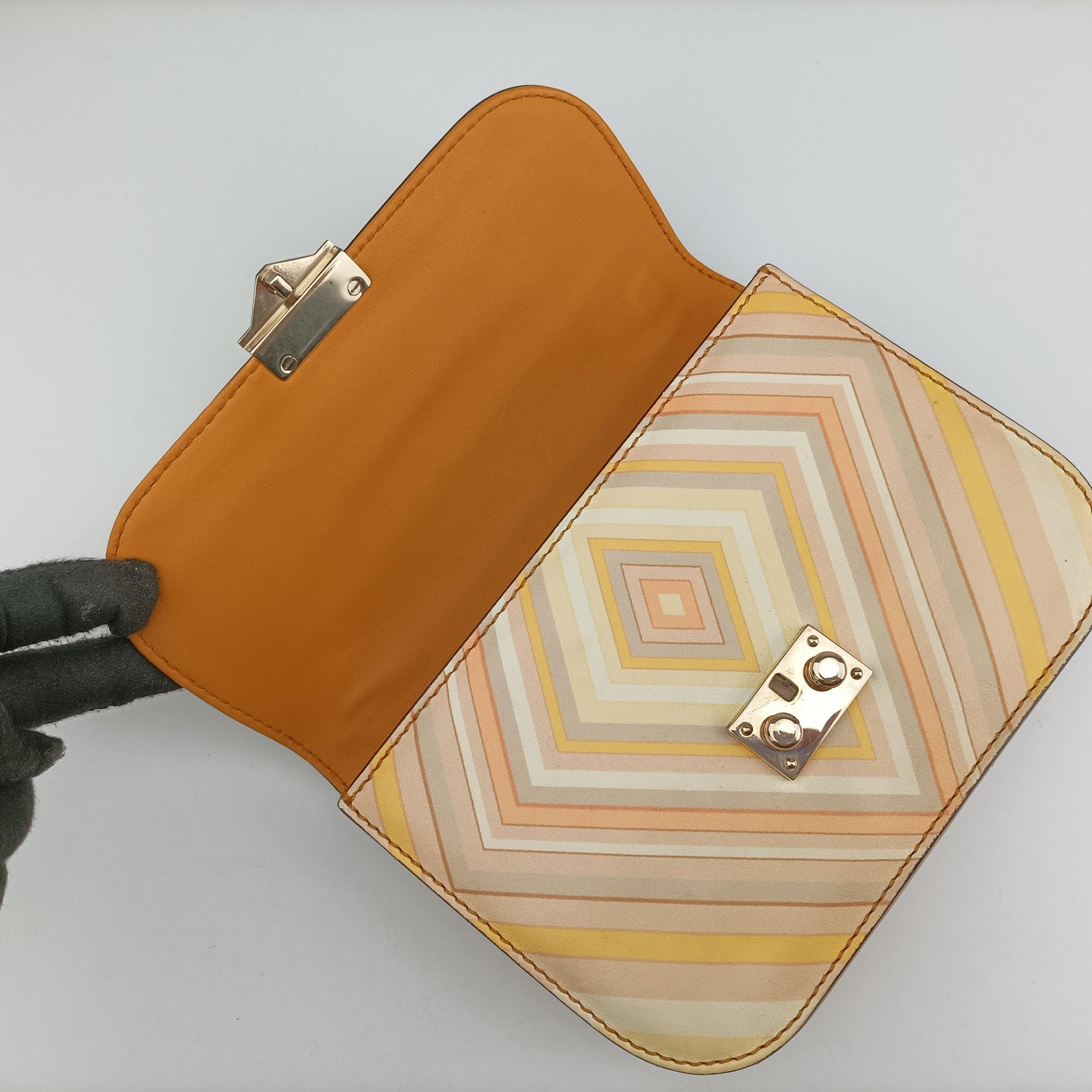 Vintage Valentino Rockstud　Glam Lock Multicolour Leather  shoulderbag | stylenewstar